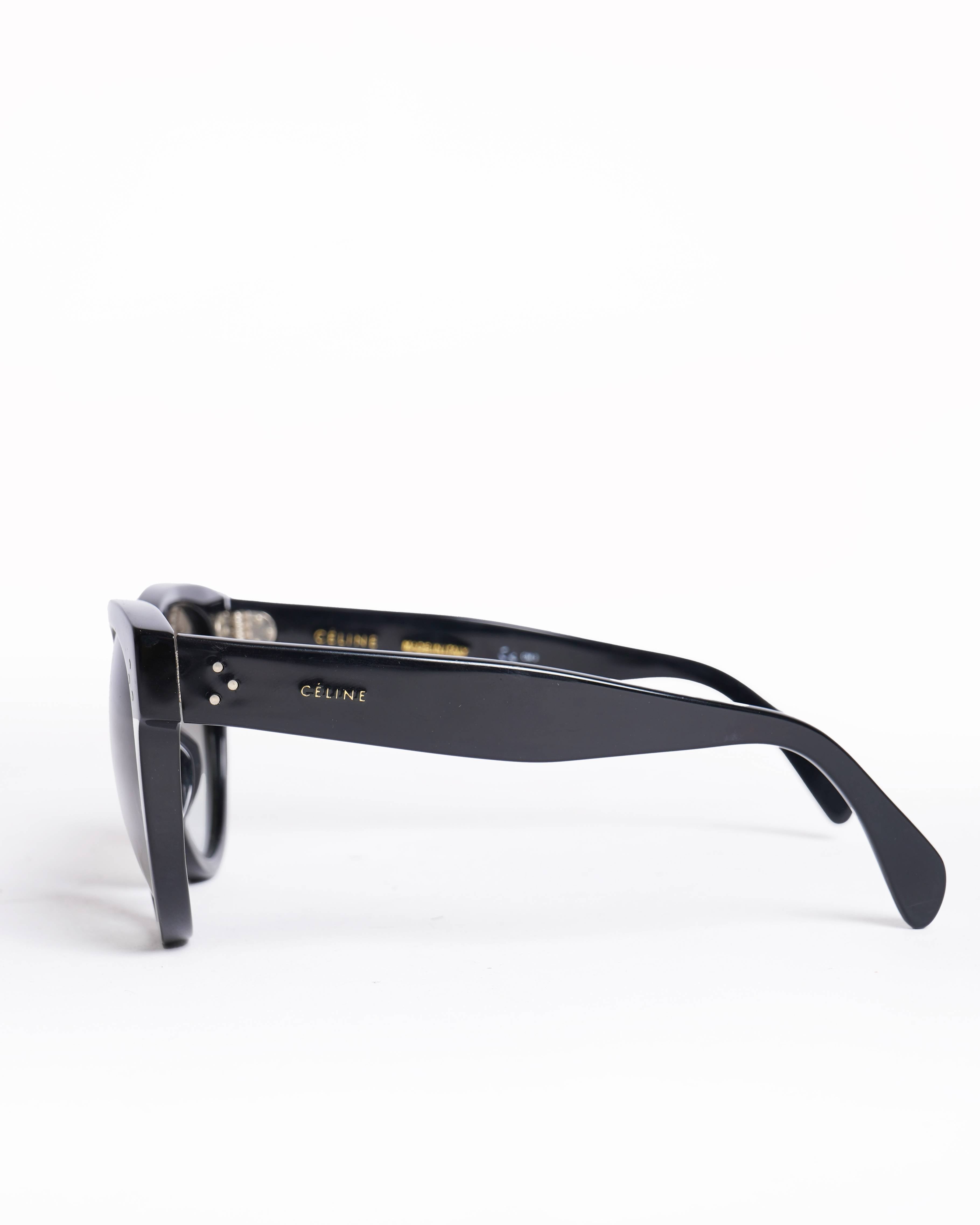 Celine black Acetate Sunglasses
