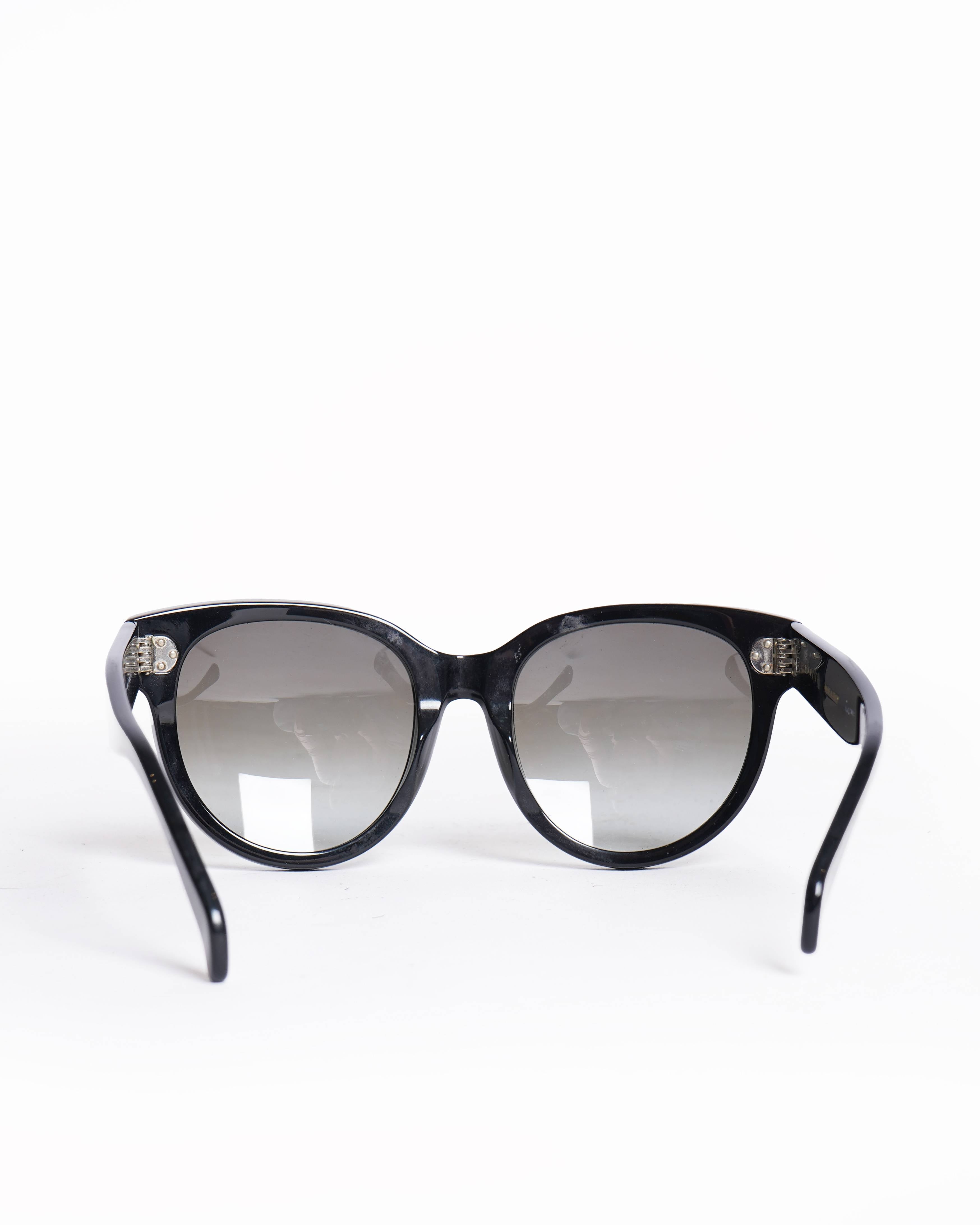 Celine black Acetate Sunglasses