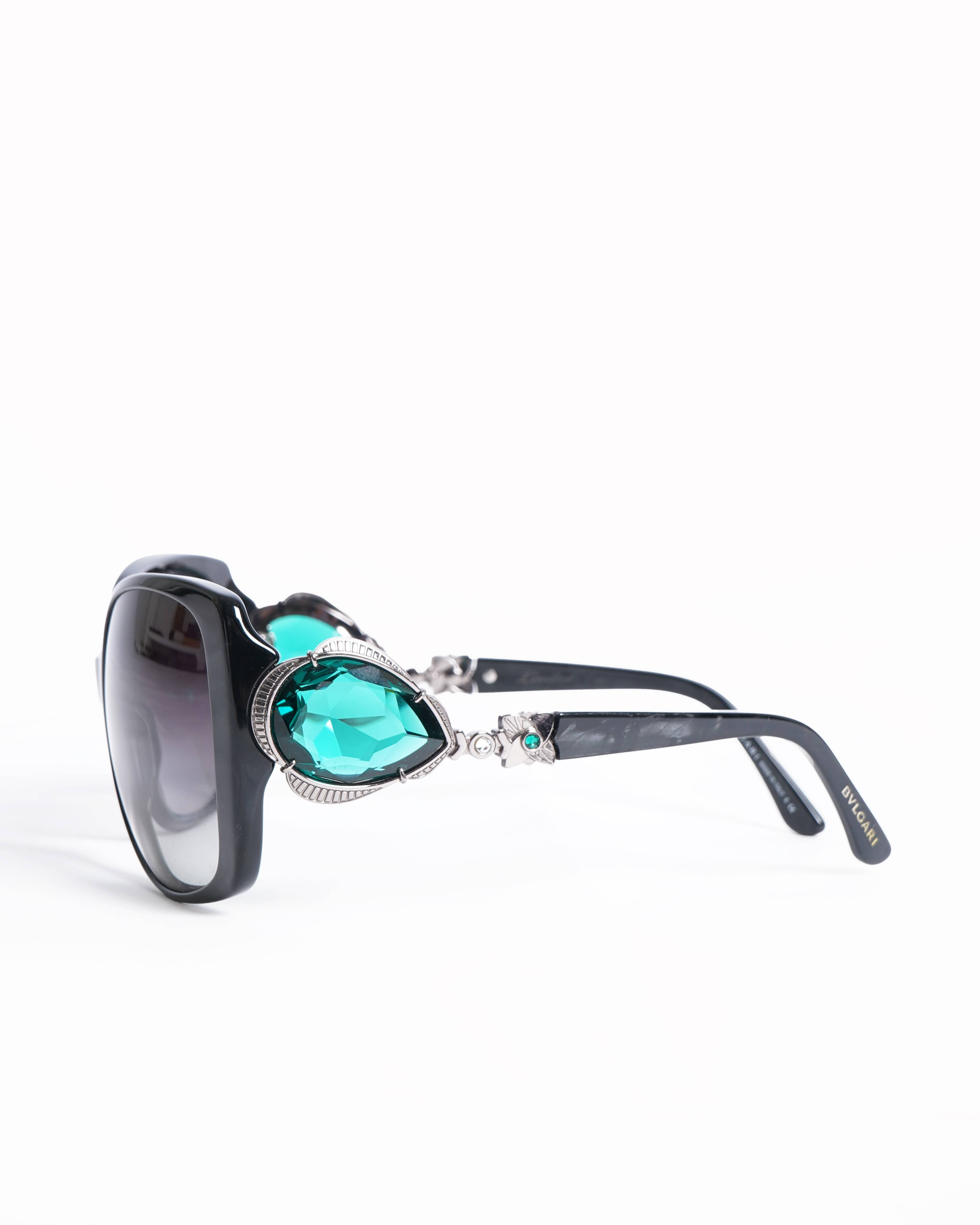 Bvlgari Embellished Women's Square Frame Sunglasses