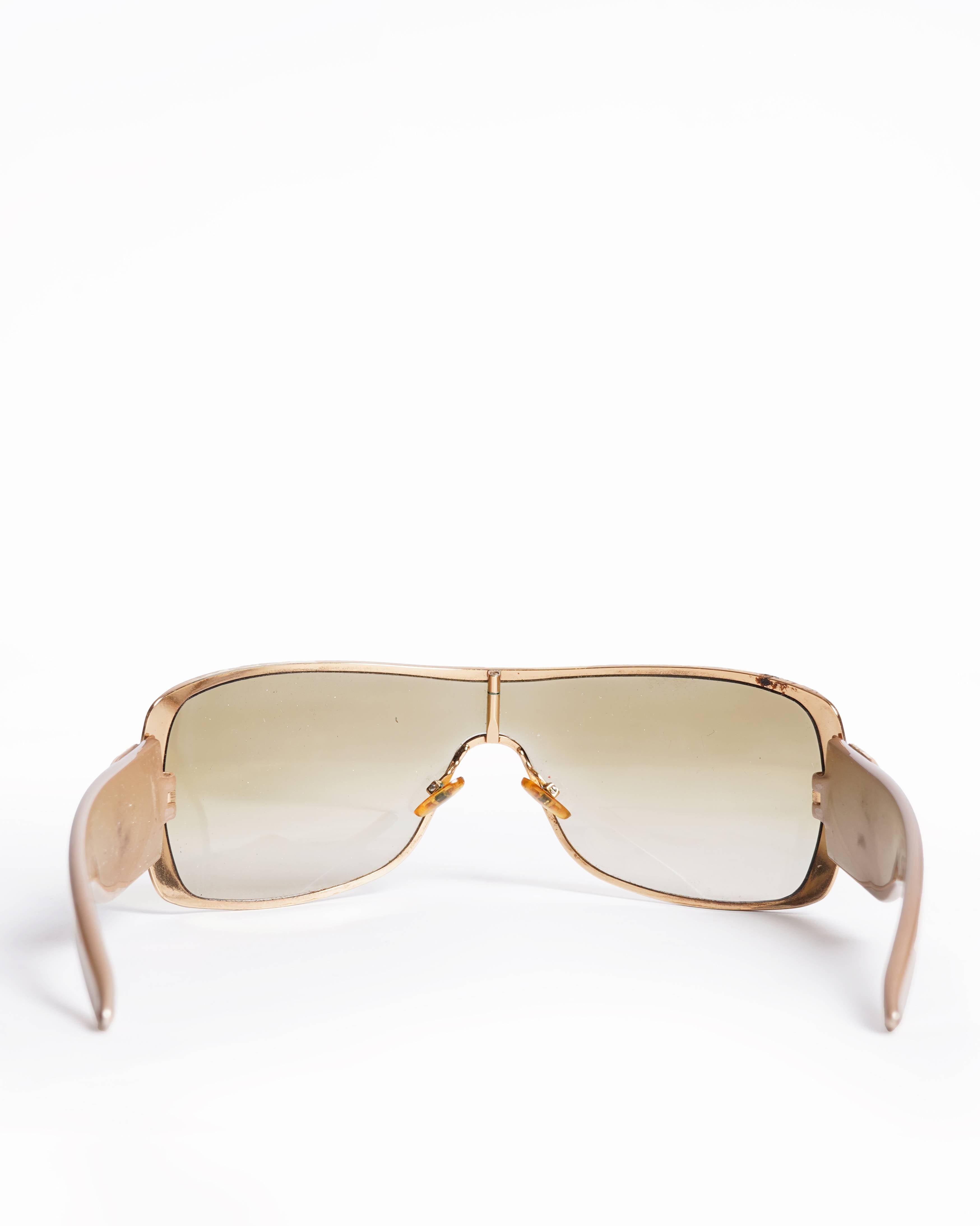 Christian Dior Golden Sunglasses