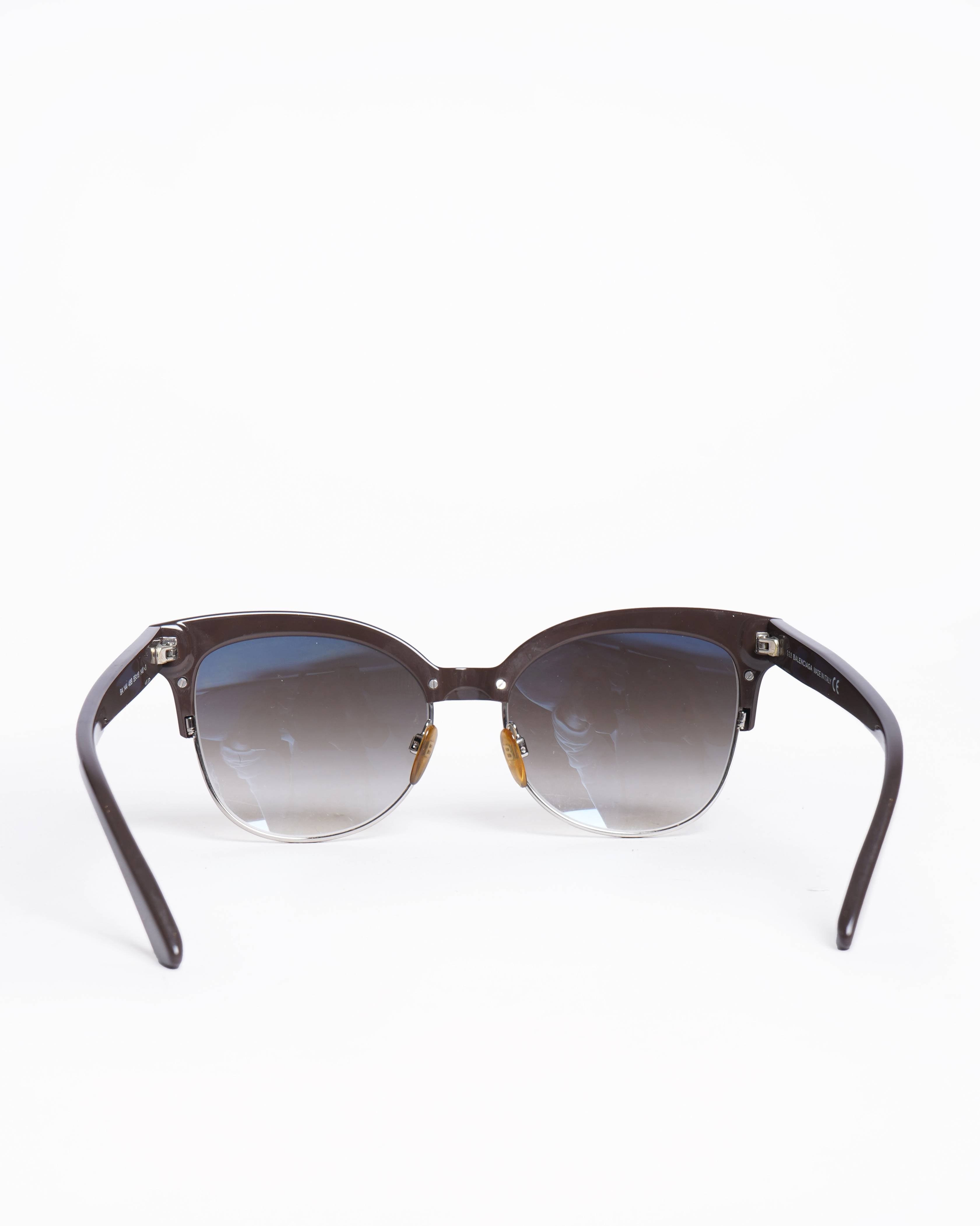 Balanciaga brown sunglasses