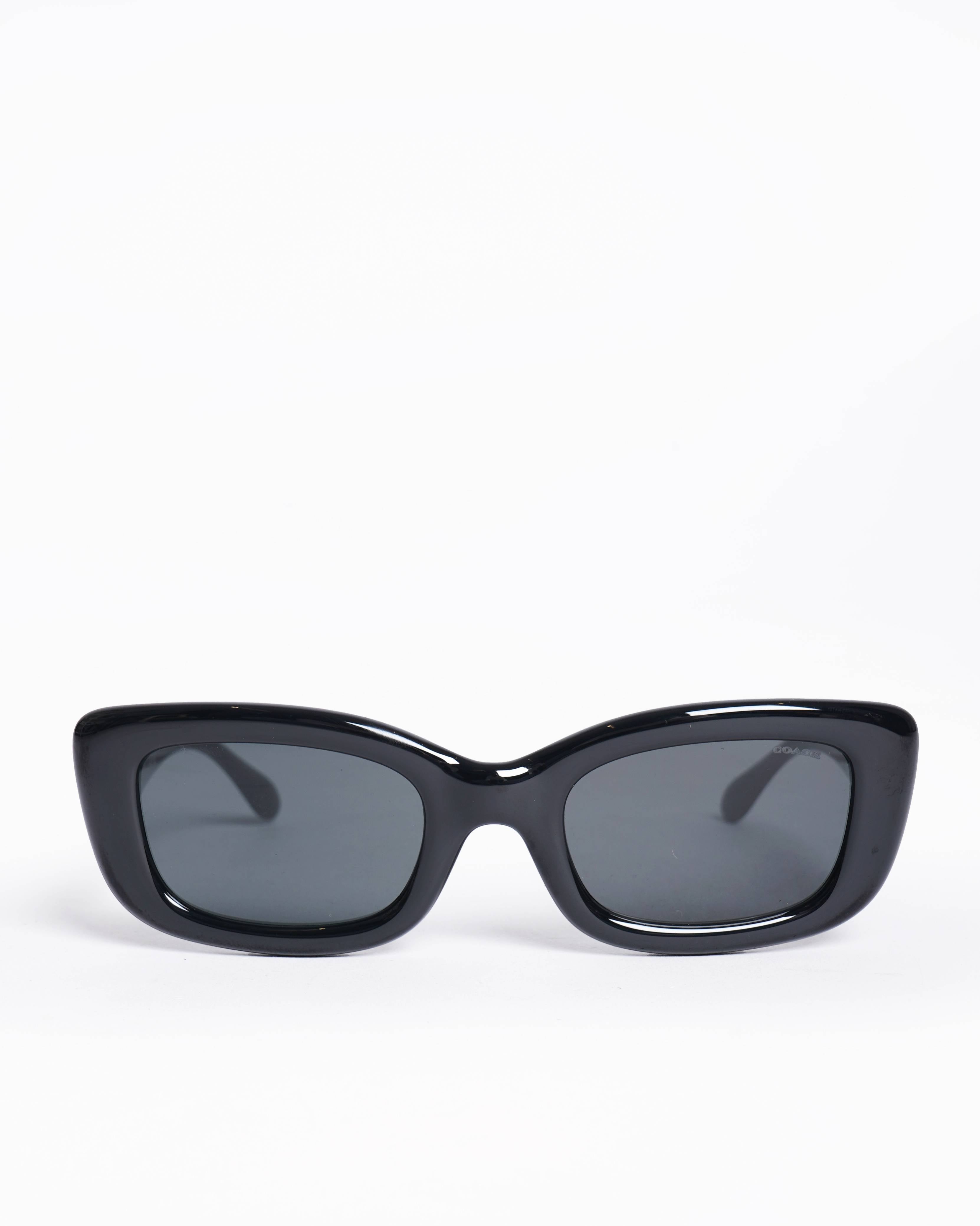 Coach Women's Rectangular Sunglasses In Black