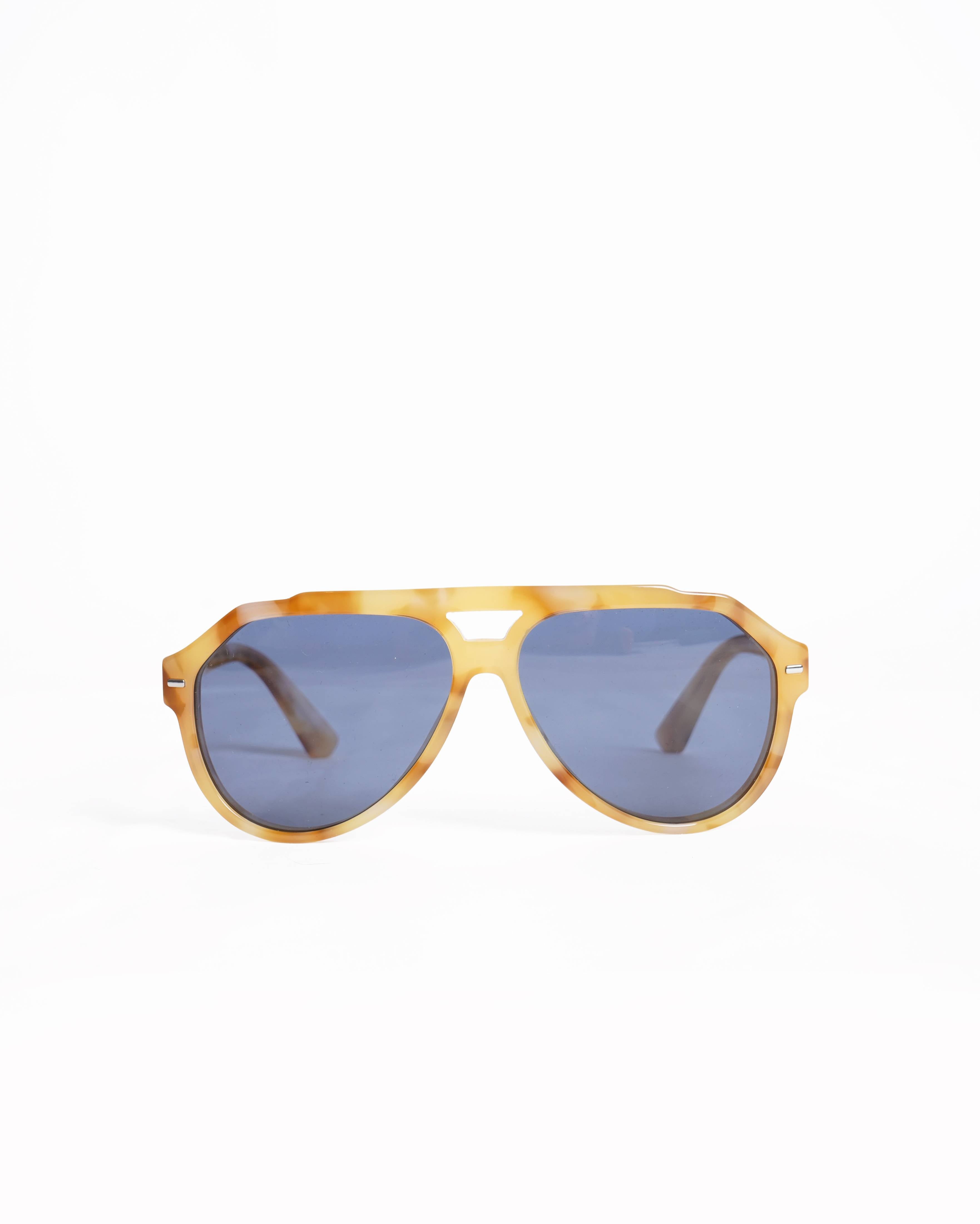Dolce & Gabbana Yellow Tortoise Men's Sunglasses