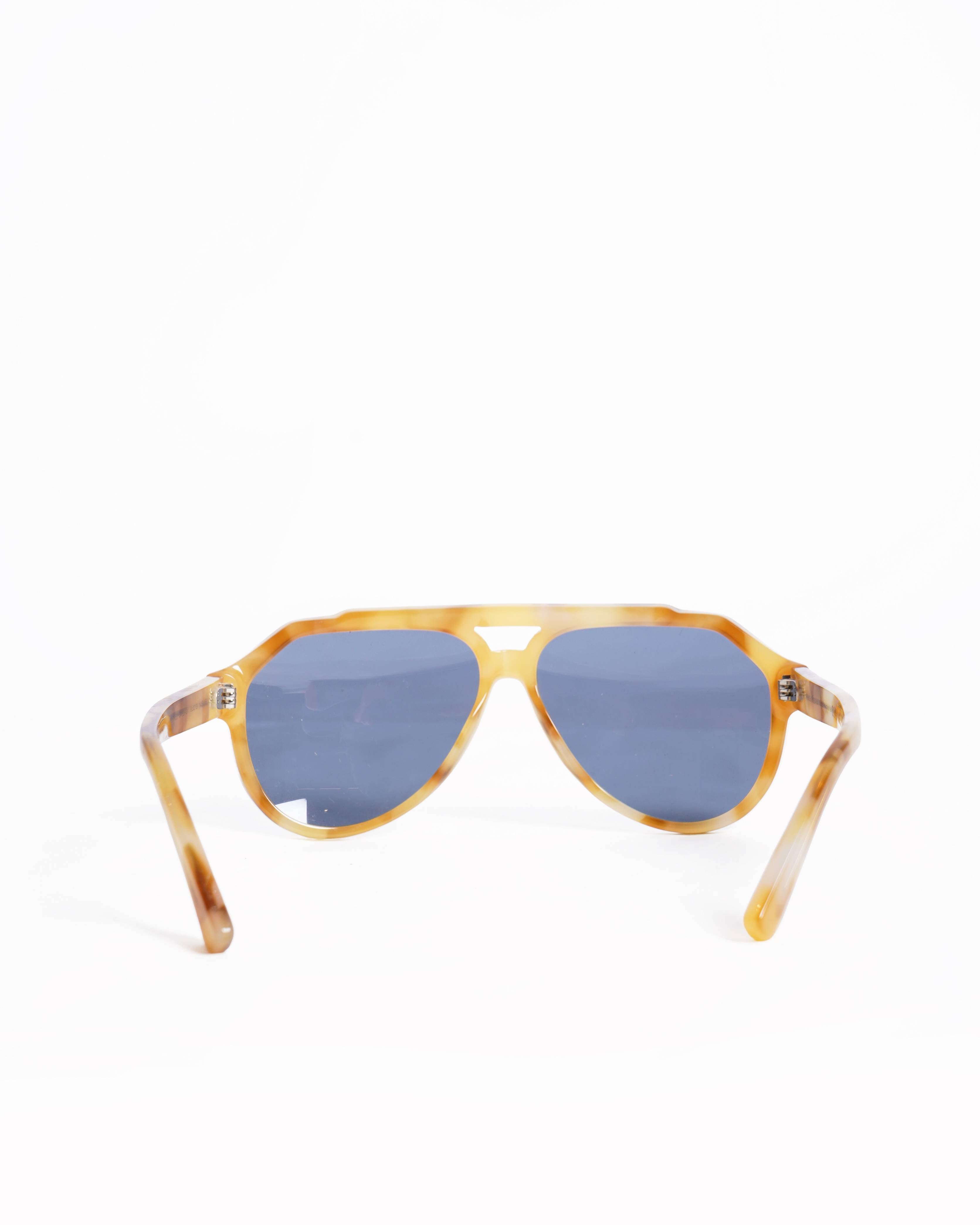 Dolce & Gabbana Yellow Tortoise Men's Sunglasses