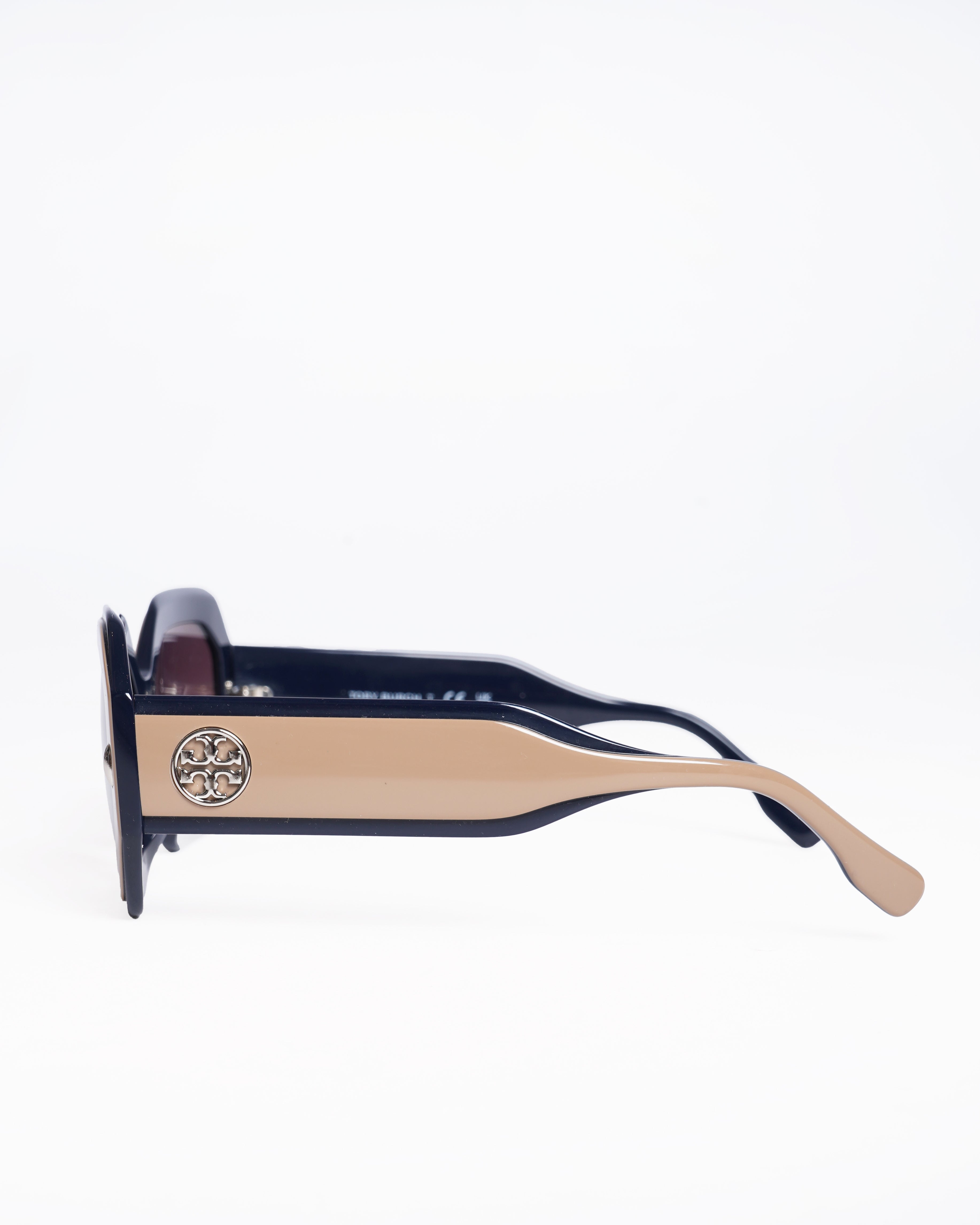 New Tory Burch Women's Miller Geometric Color-block Sunglasses