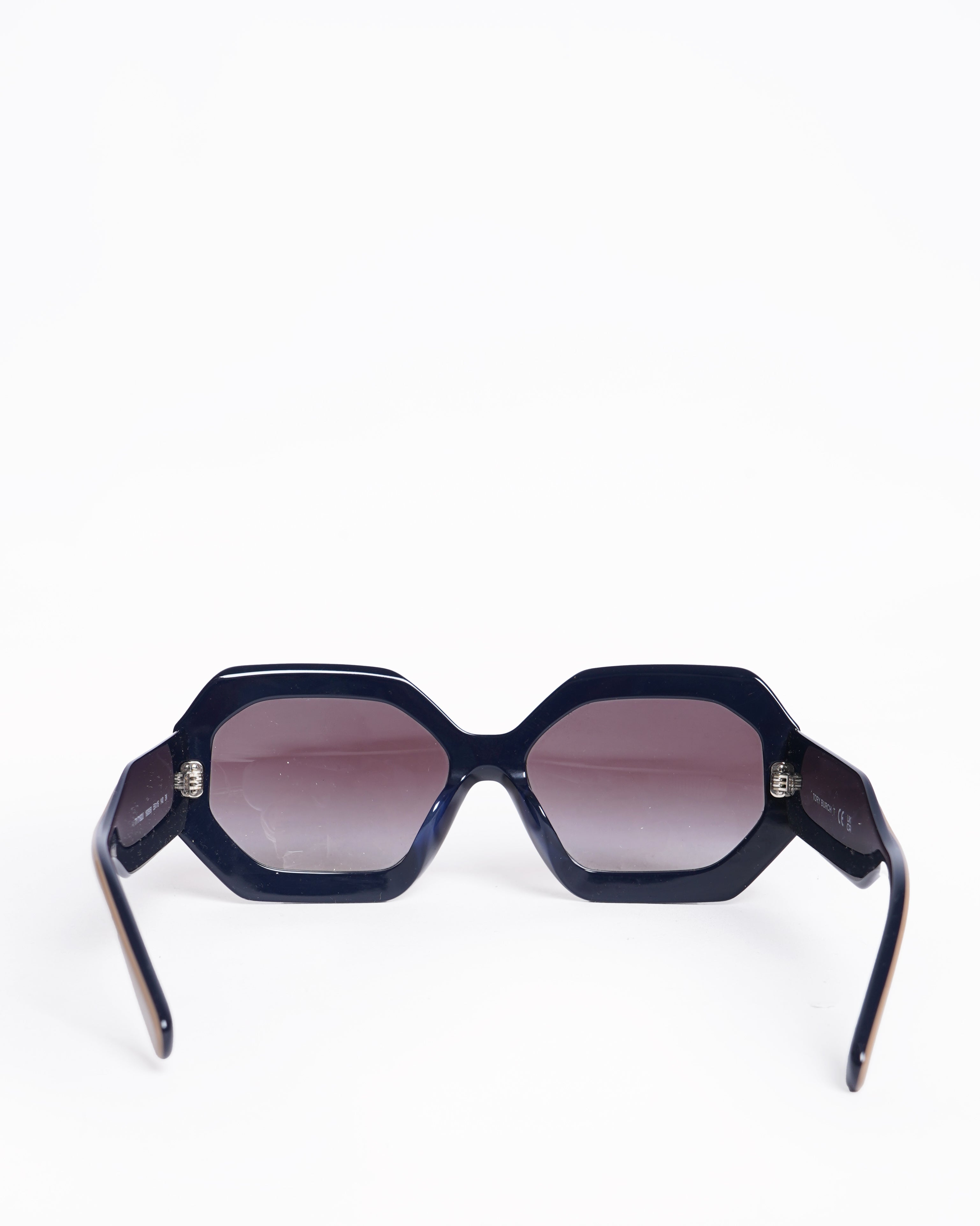 New Tory Burch Women's Miller Geometric Color-block Sunglasses