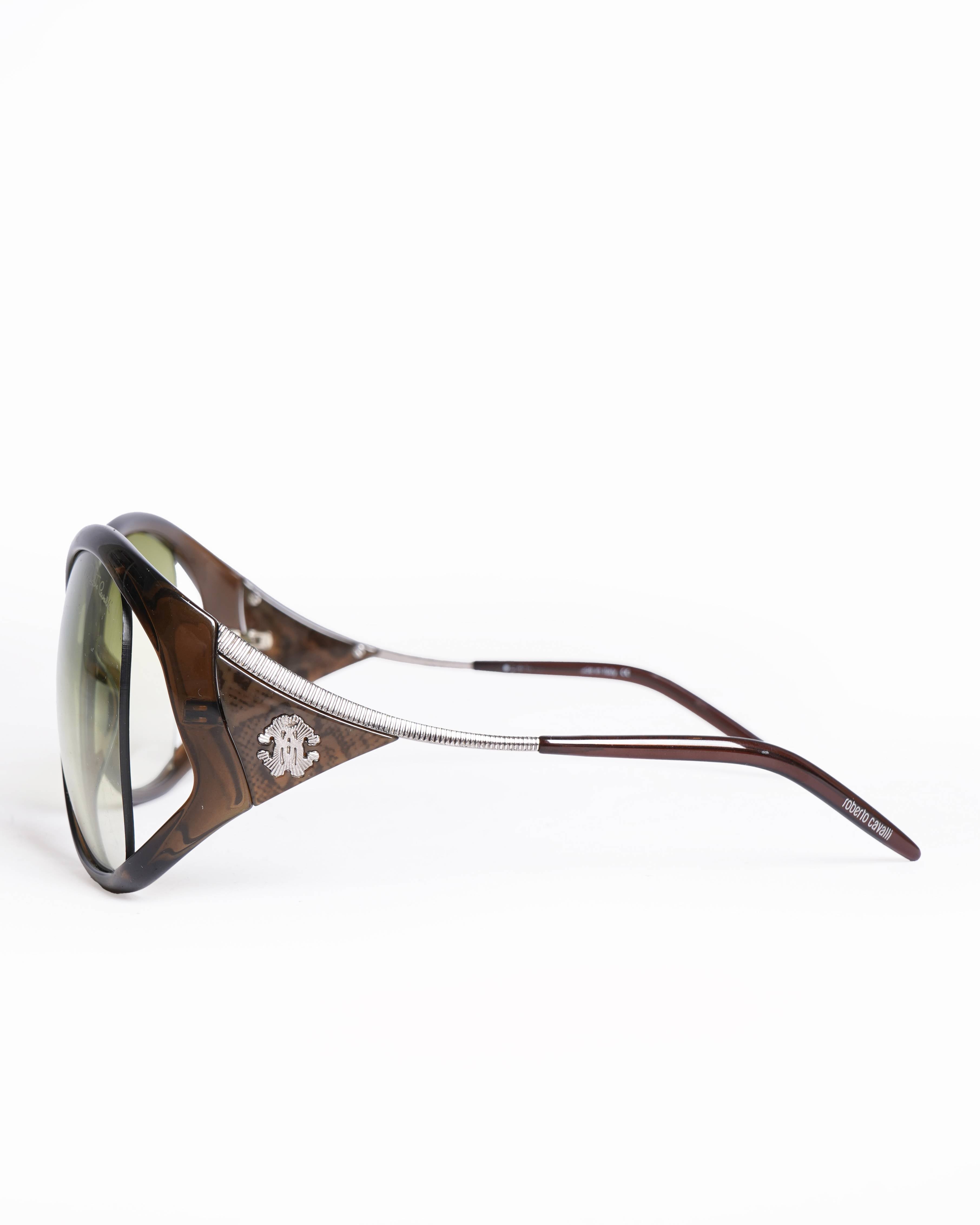 Roberto Cavali oversized sunglasses
