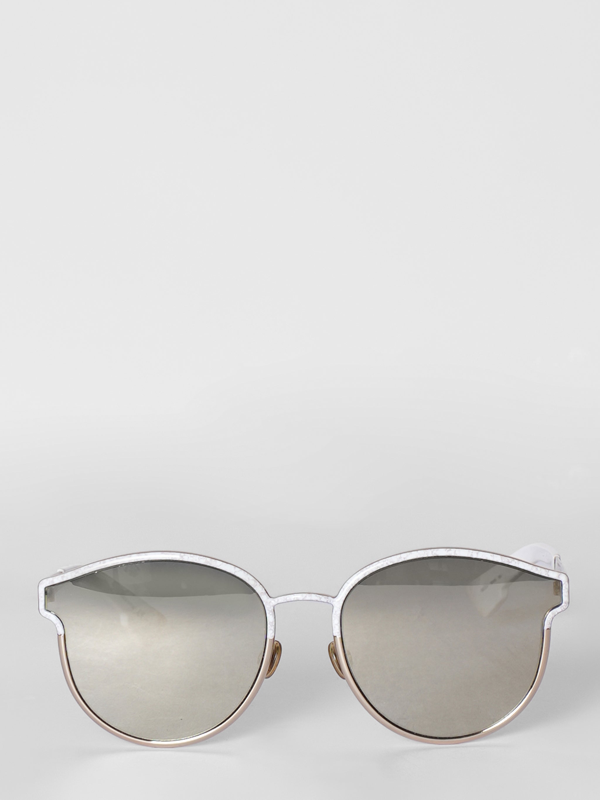 New Chrstian Dior Light Gold Geometric Sunglasses
