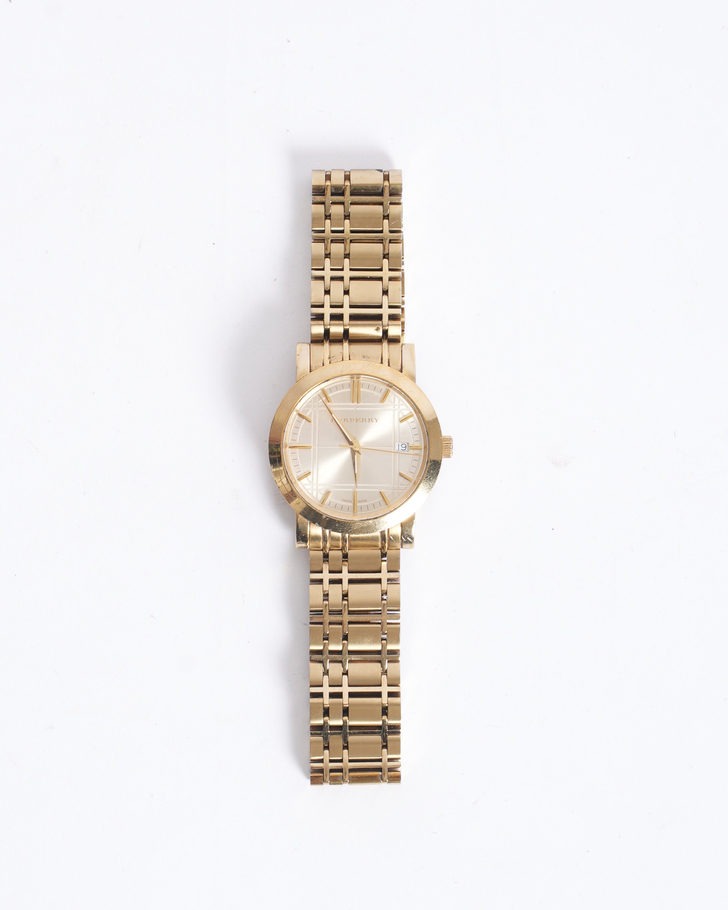 Burberry  Men's Gold Tone Stainless Steel Watch