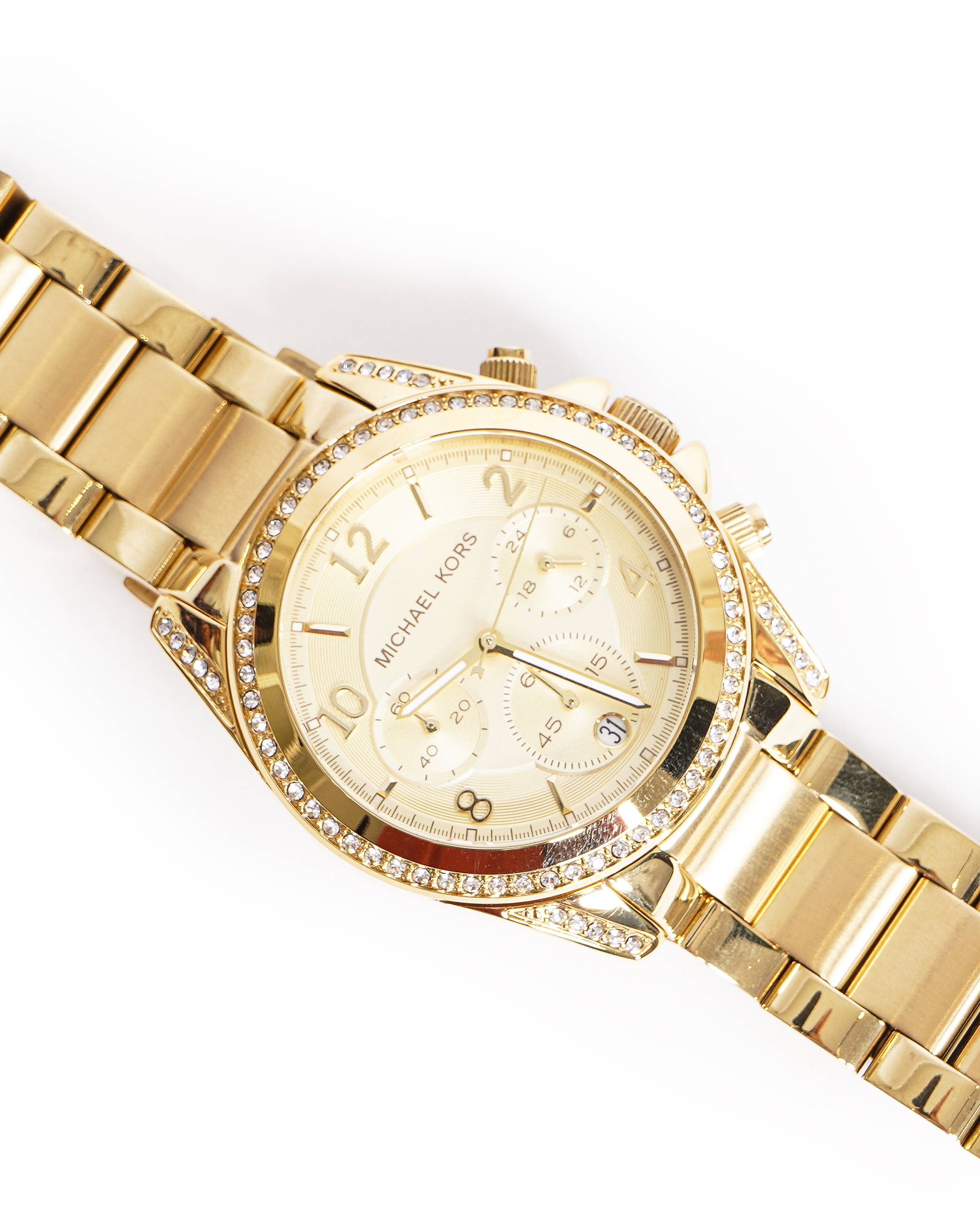 Michael Kors Gold-Tone Blair Chronograph Watch