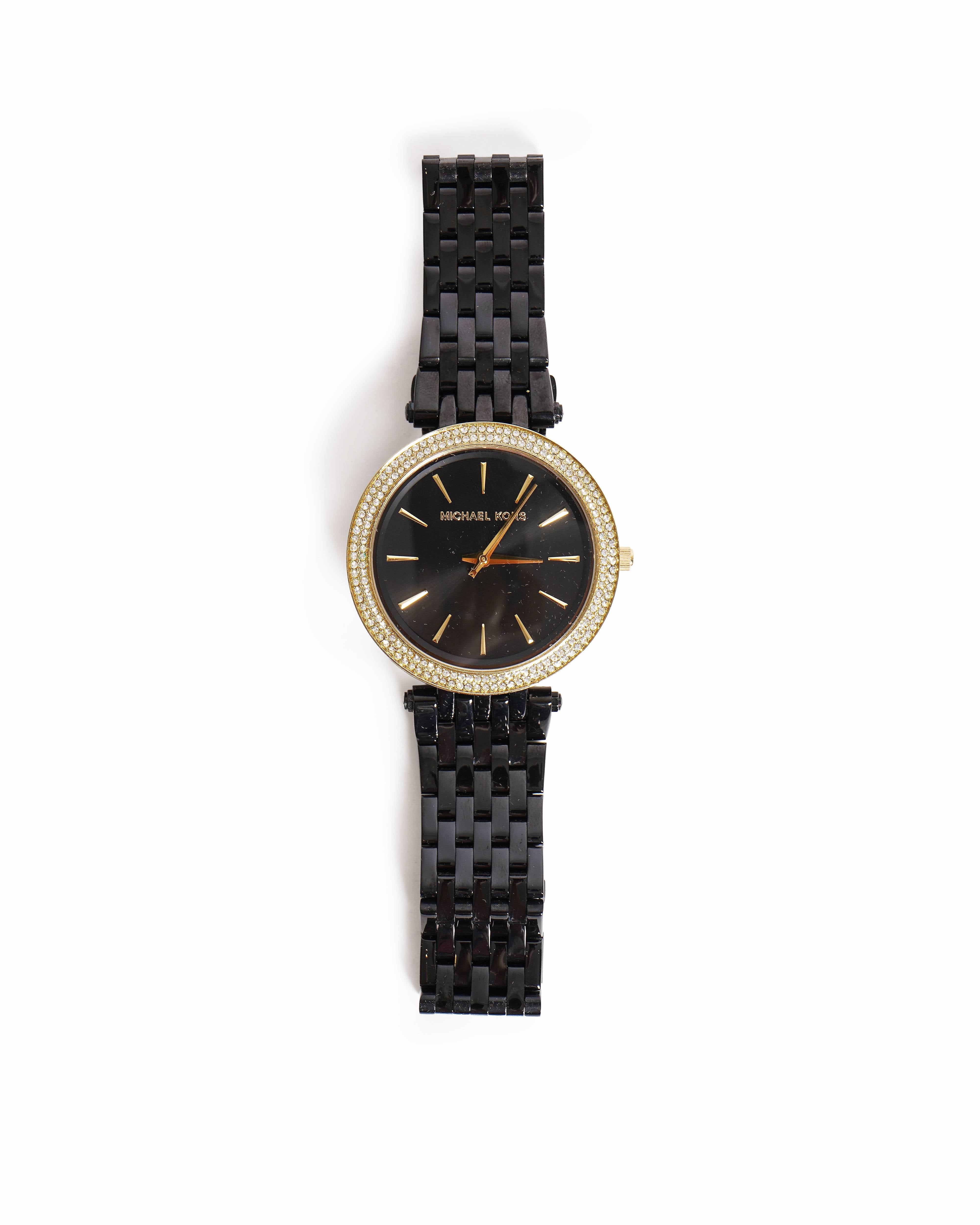 Michael Kors Women's Round Frame Women's Watch With Crystal Detailing