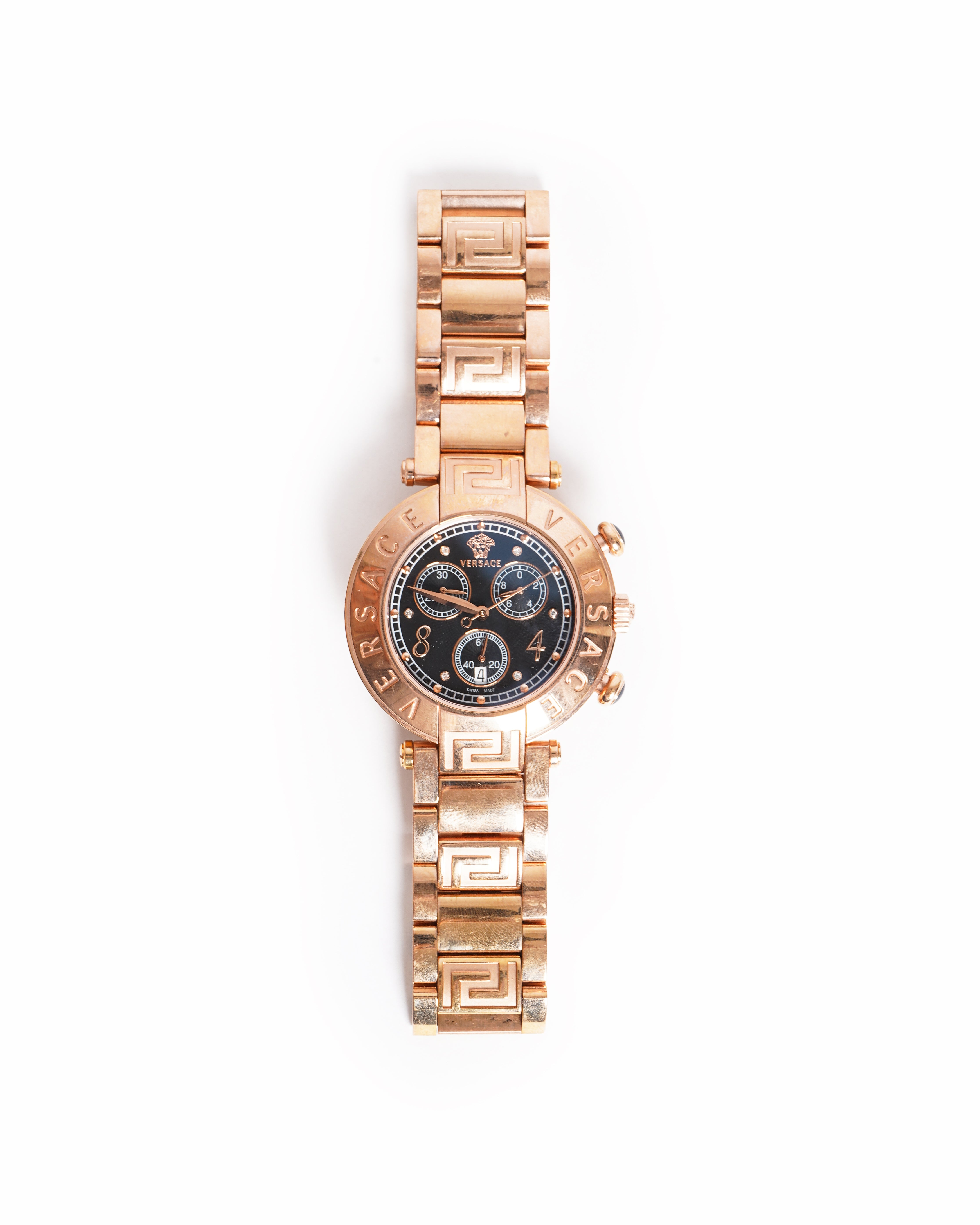 Versace Destiny Spirit Watch Floating Spheres Lady Gold Plated