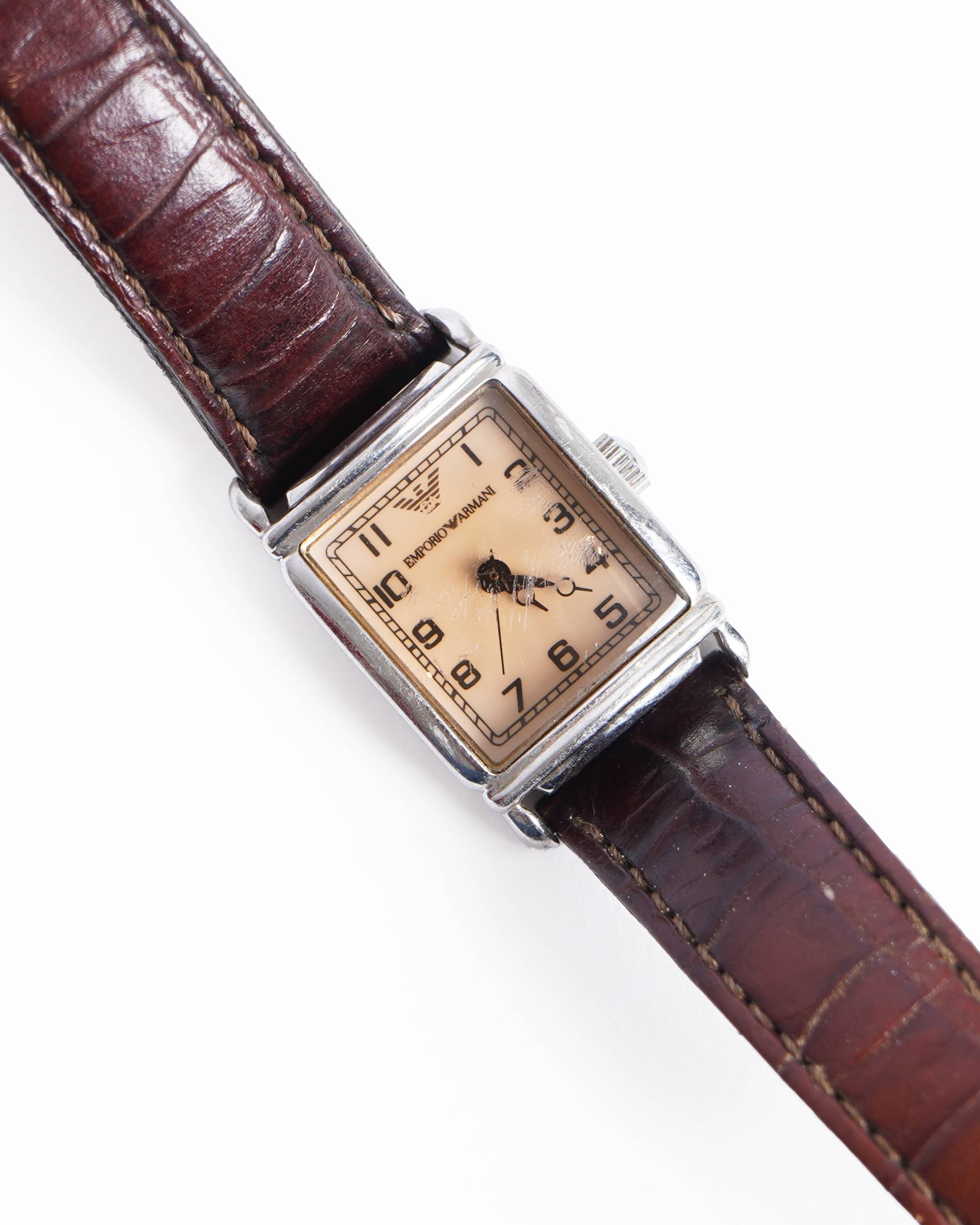 Emporio Armani Women's Watch With Rectangular Frame