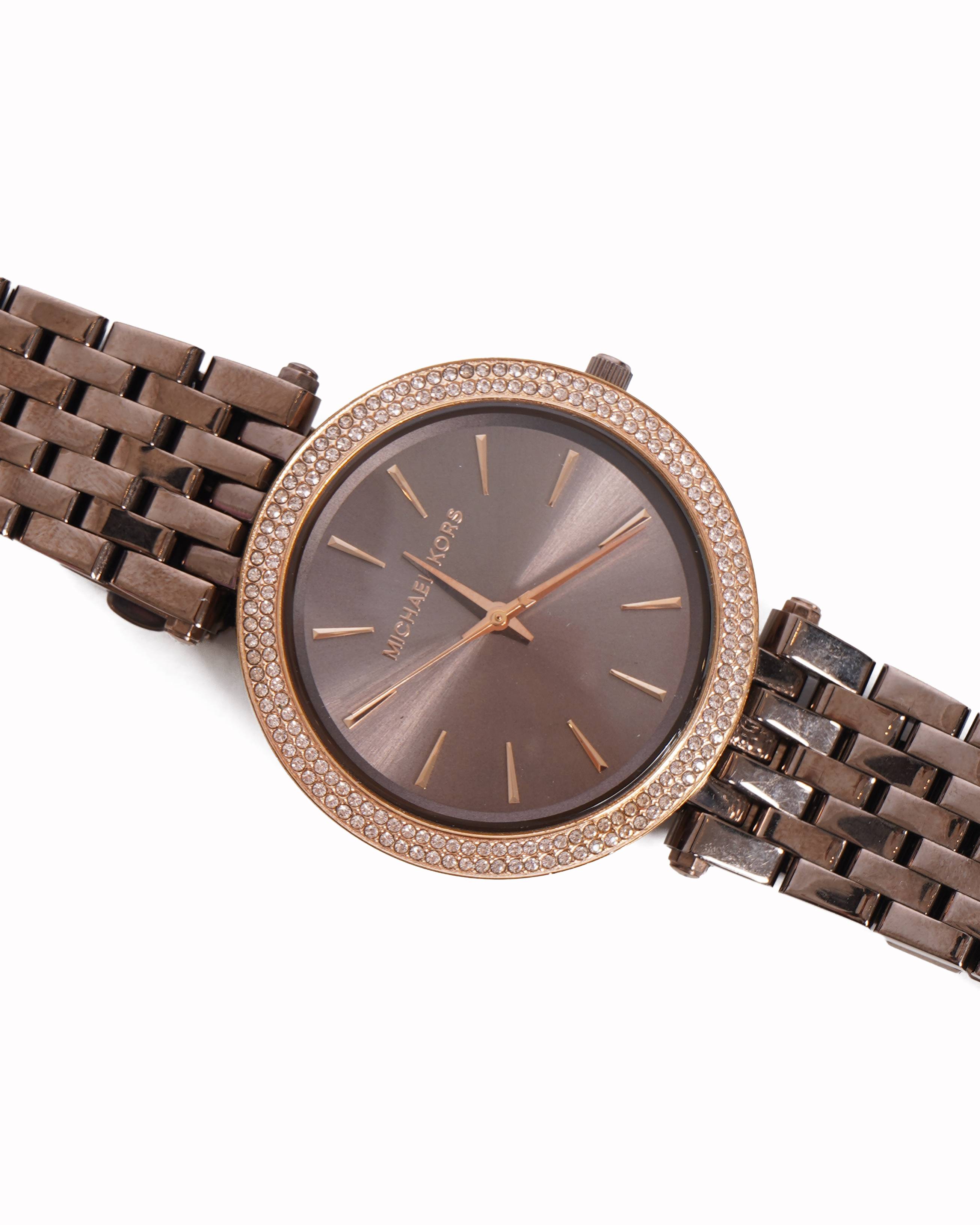 Michael Kors Darci Brown Dial Pavé Watch
