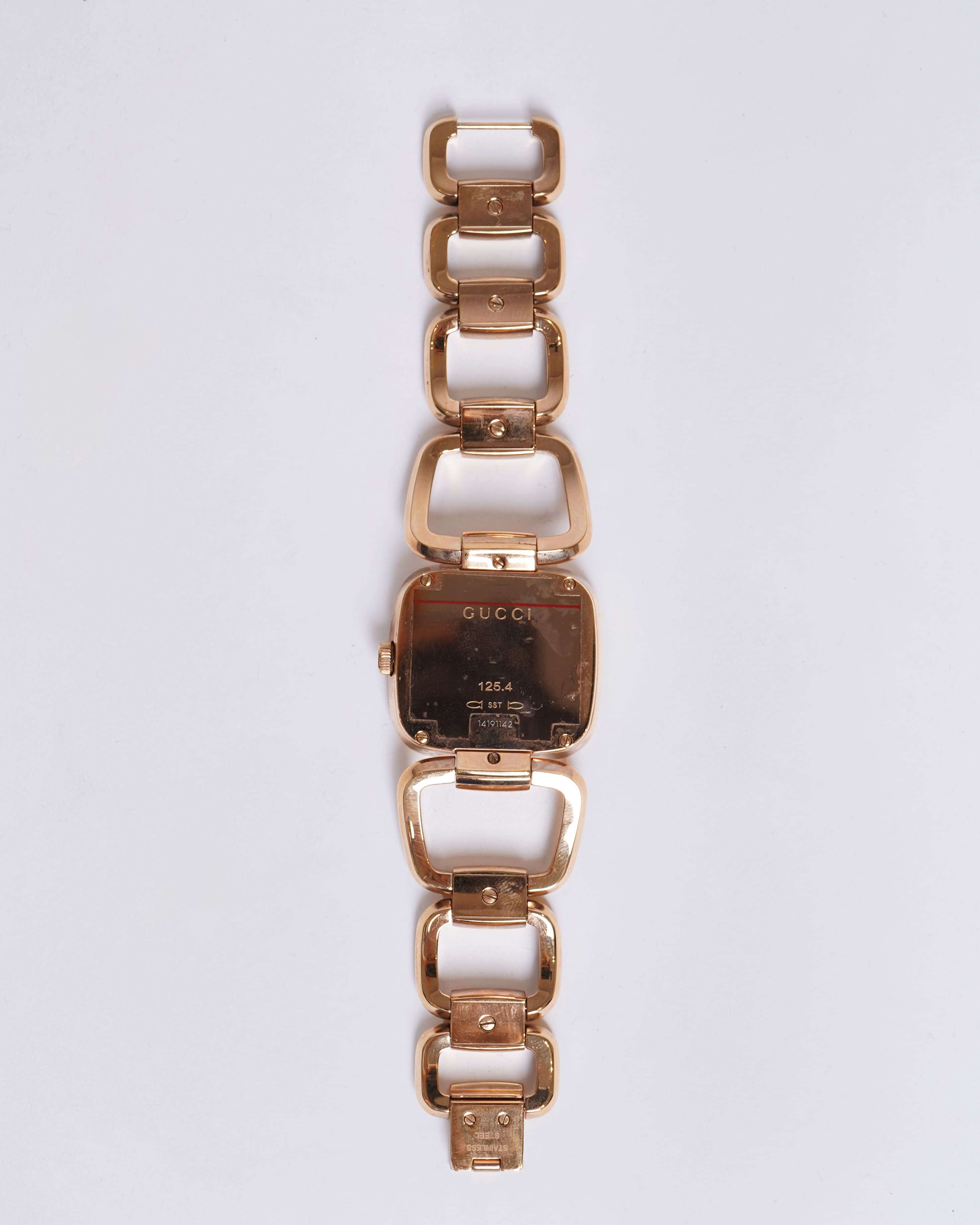 Gucci Gold Tone Diamond Dial Quartz Women's Watch