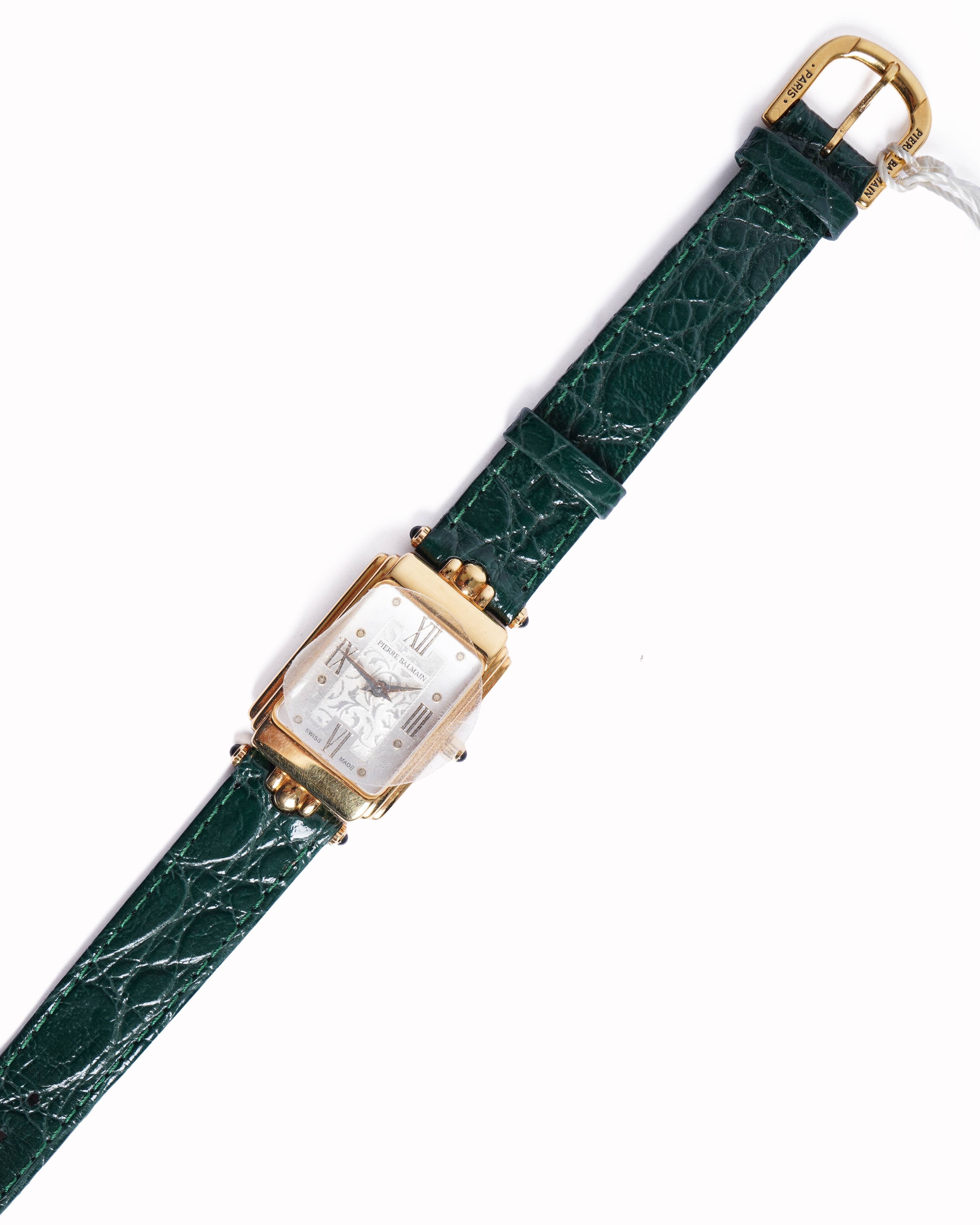 Vintage Pierre Balmain Gold Plated 1990's Watch