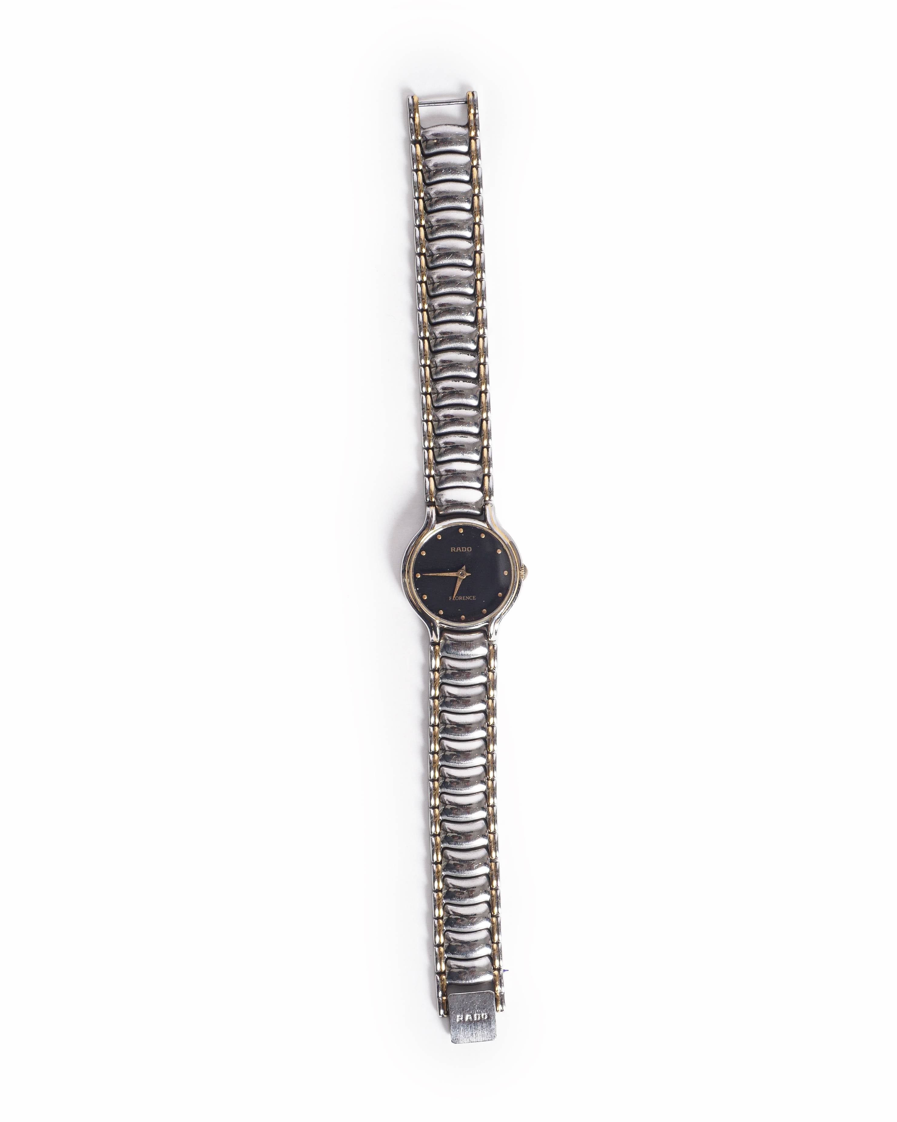 Vintage Rado Florence Swiss Made Two-Tone Silver and Gold Watch