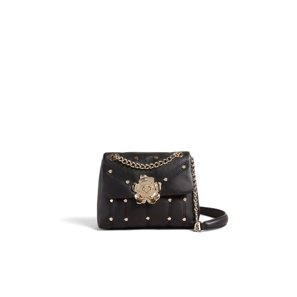 Ted Baker Ayalisa Studded Leather Puffer Crossbody Bag
