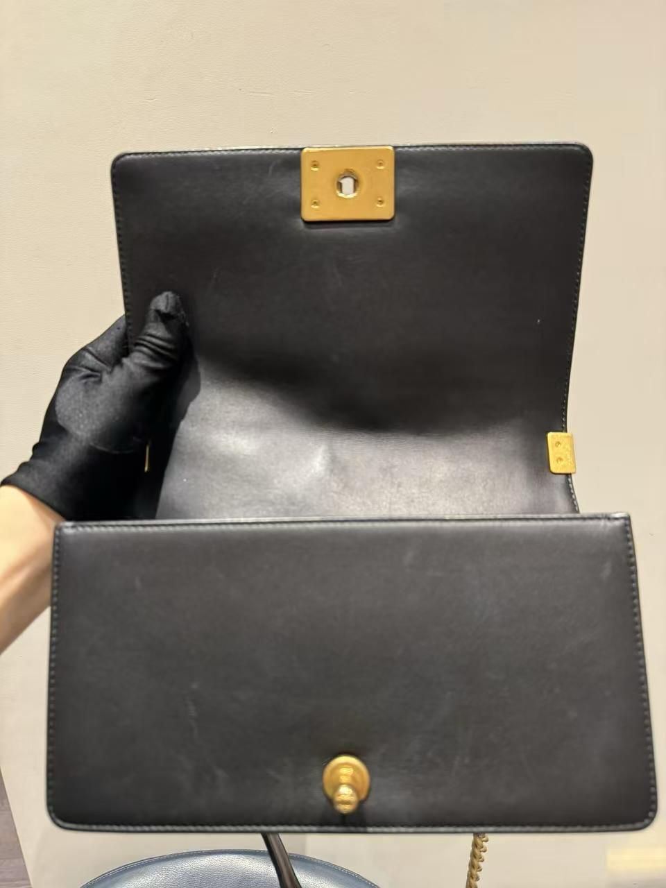 Chanel Le Boy Chevron Black