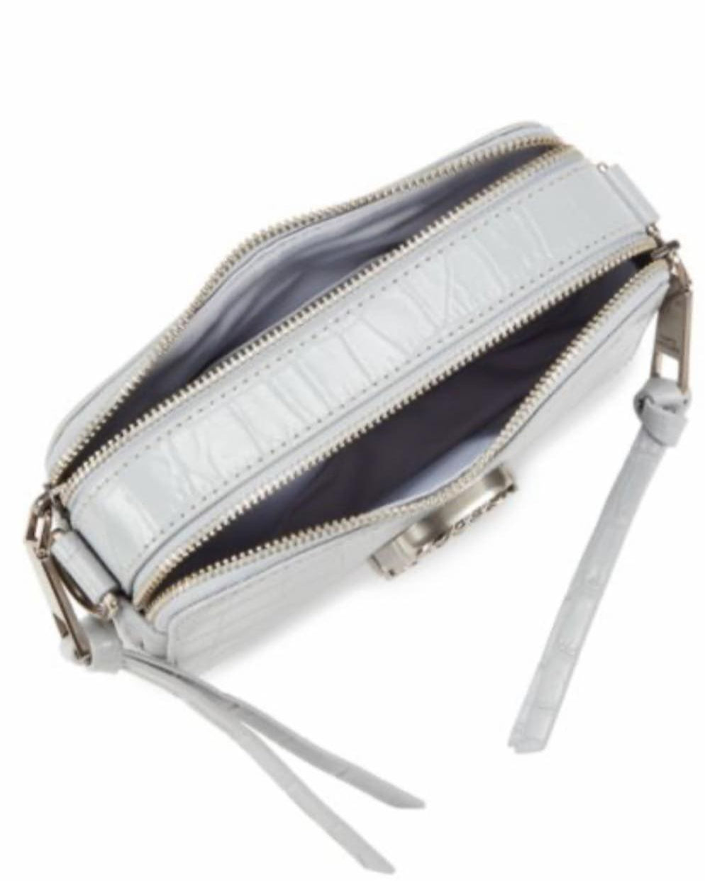 New Marc Jacobs snapshot croc embossed sling bag