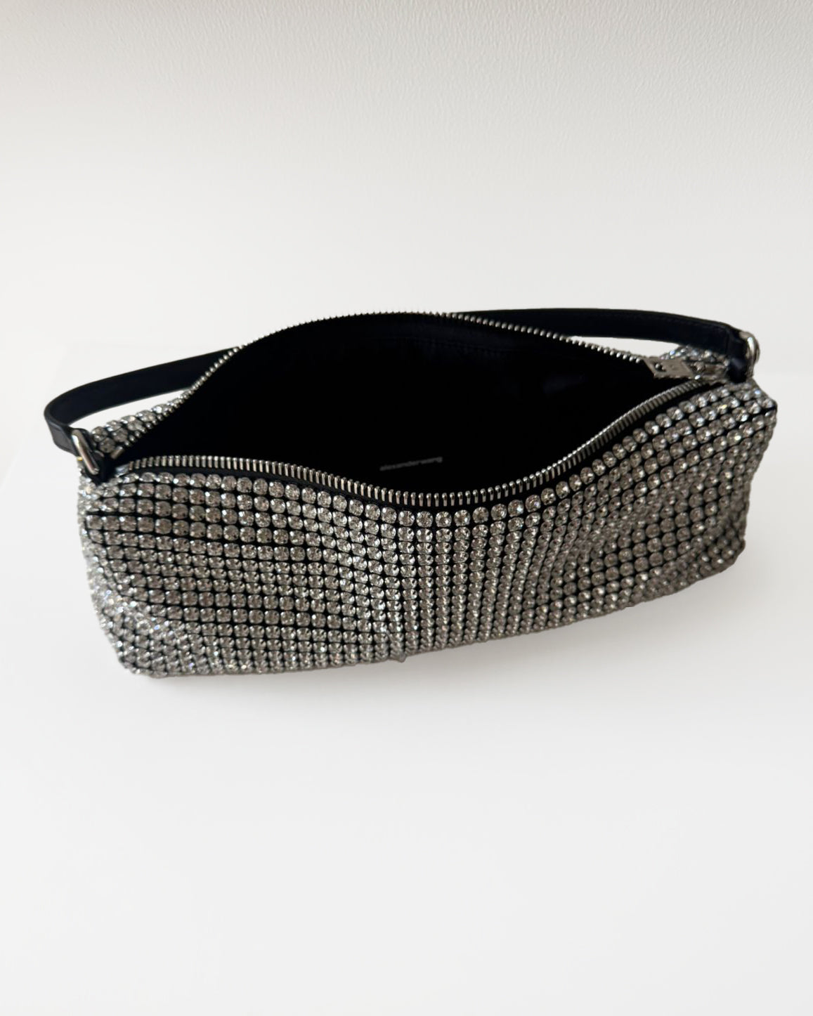 Alexander Wang Heiress Soft Bag In Rhinestone Mesh