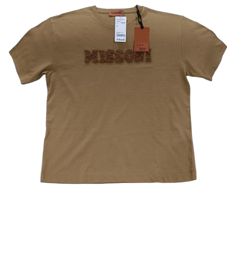 New Missoni Brown women's Short Sleeve T shirt