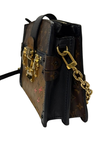 New Louis Vuitton Monogram Reverse Trunk Clutch Bag