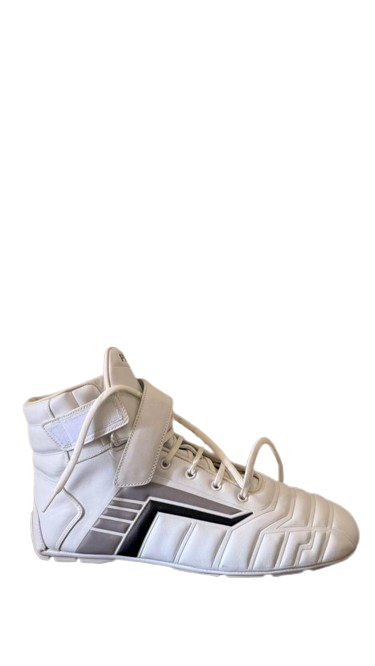 Prada Leather Lace-Up Chukka Boots