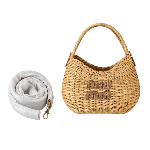 Miu Miu Tan Wander Wicket Bag