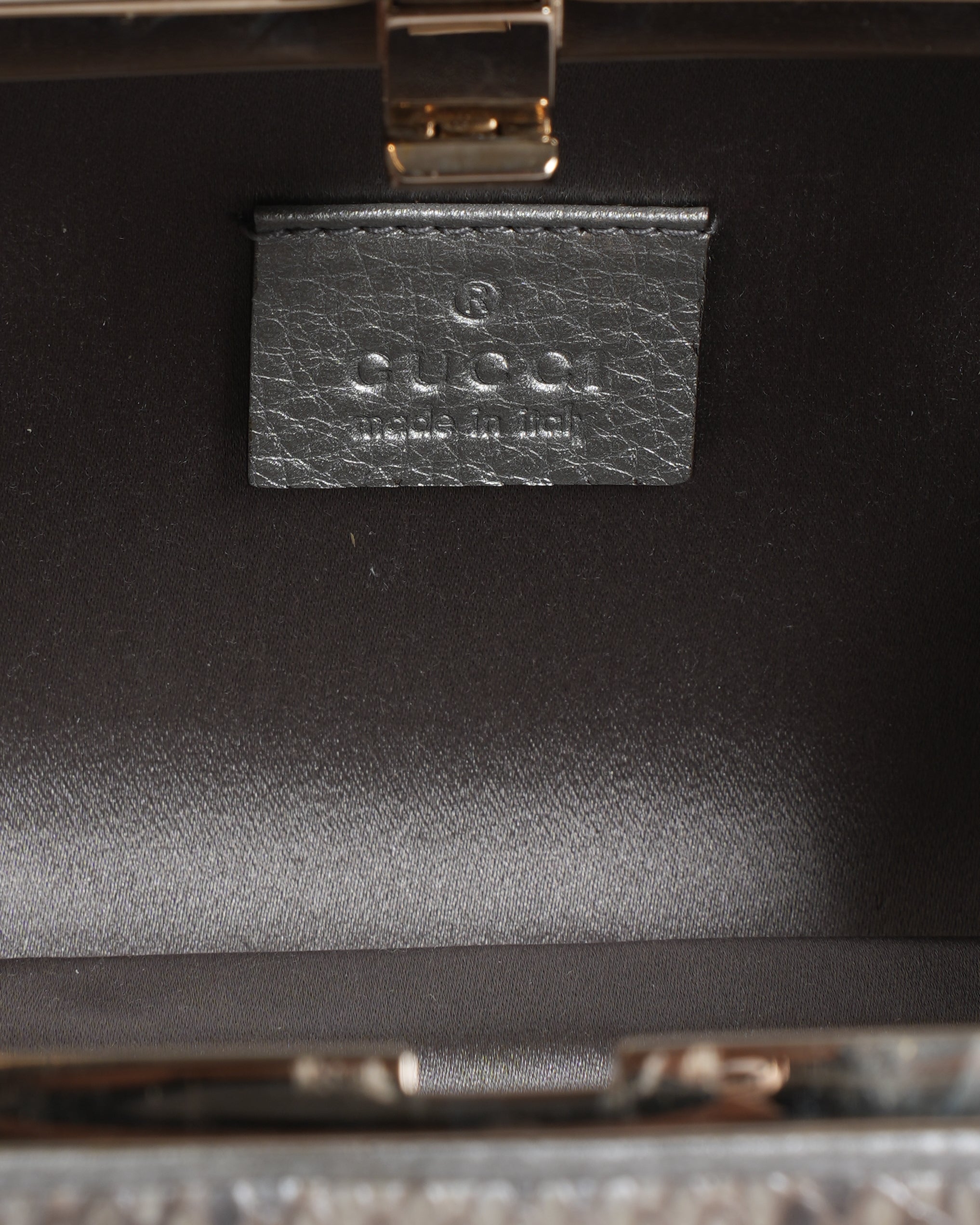 Gucci Leather Clutch Sling Bag