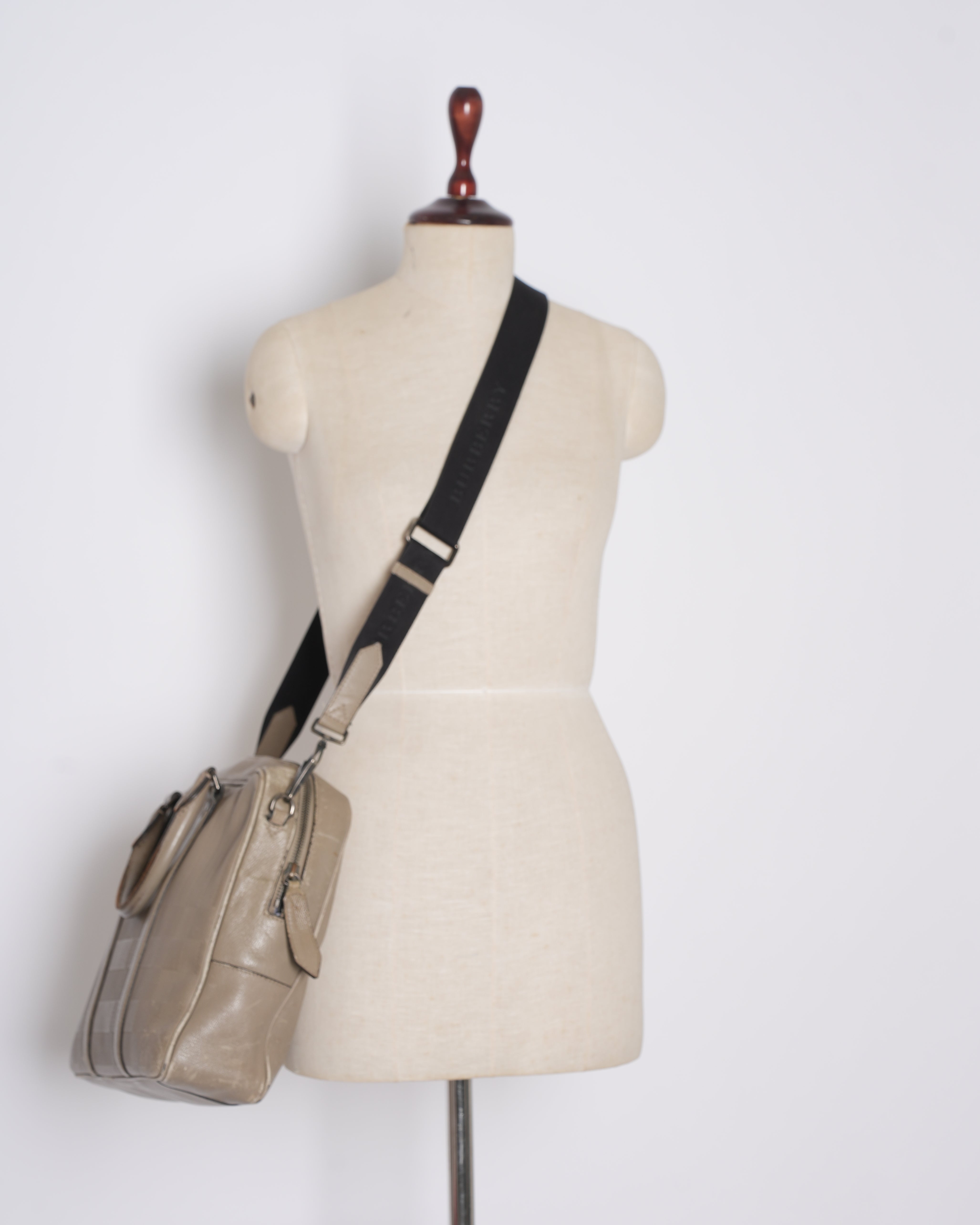 Burberry Grey laptop bag