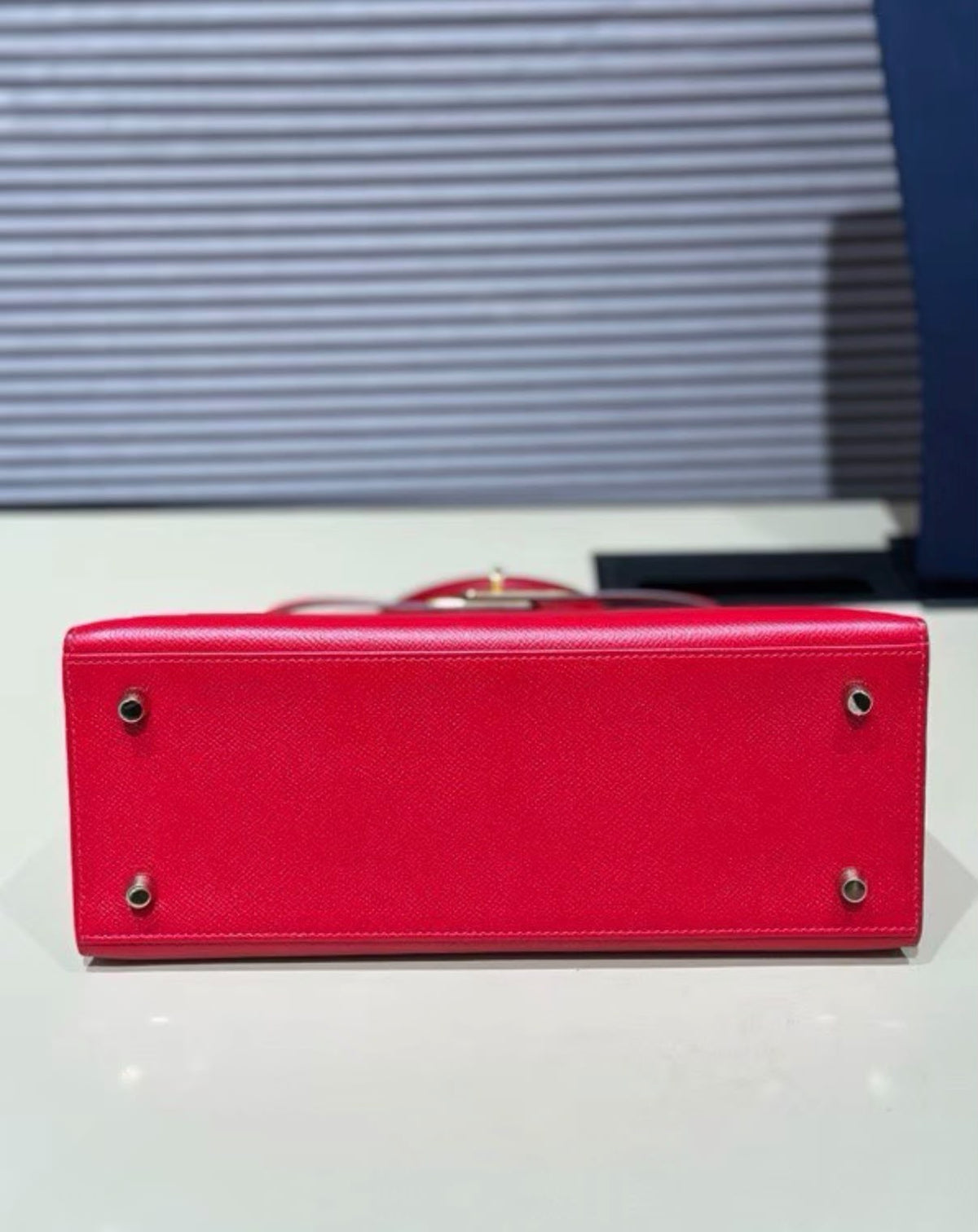 Hermes Kelly 28, Q5, ep leather x stamp