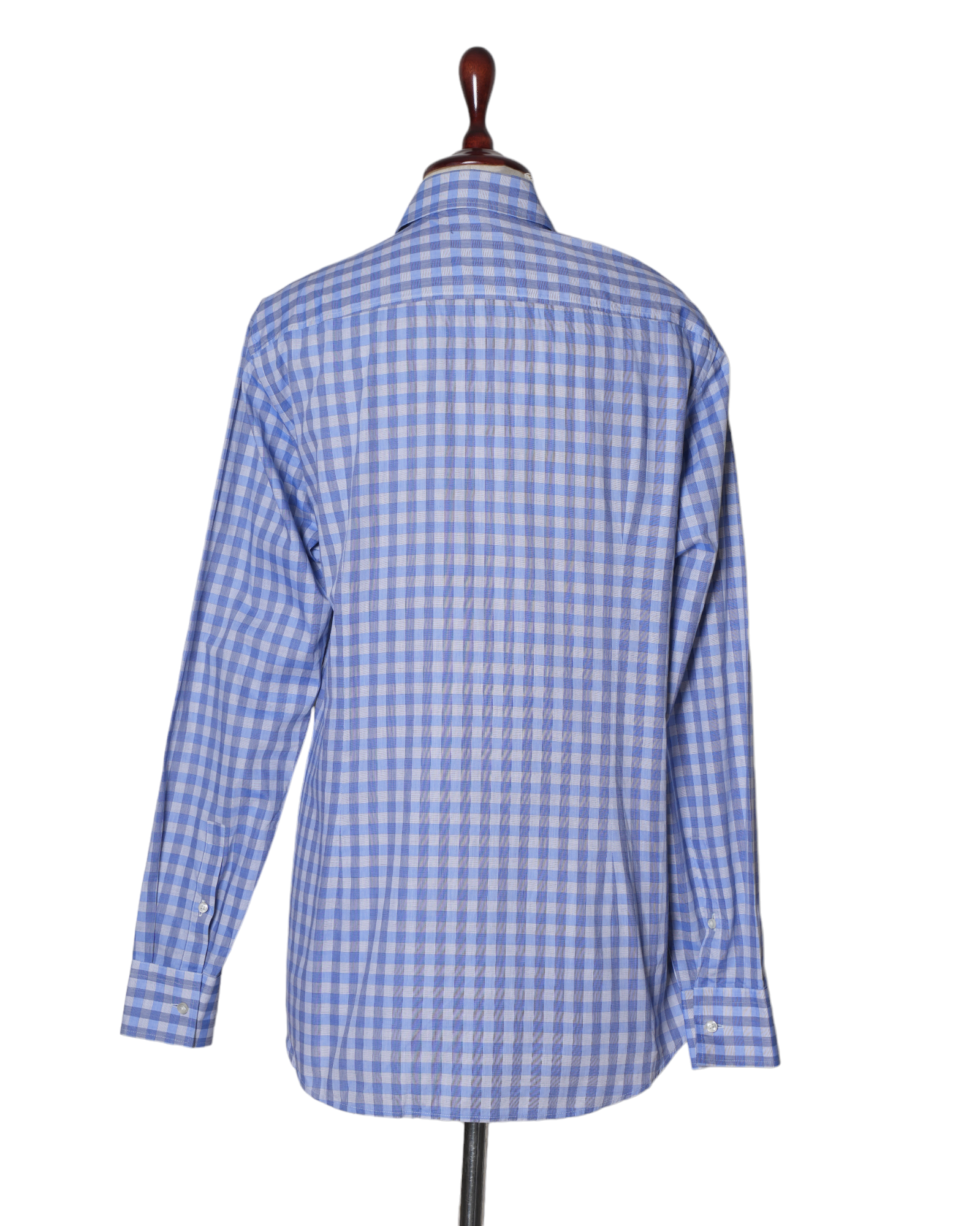Boss Blue & White Checks Shirt