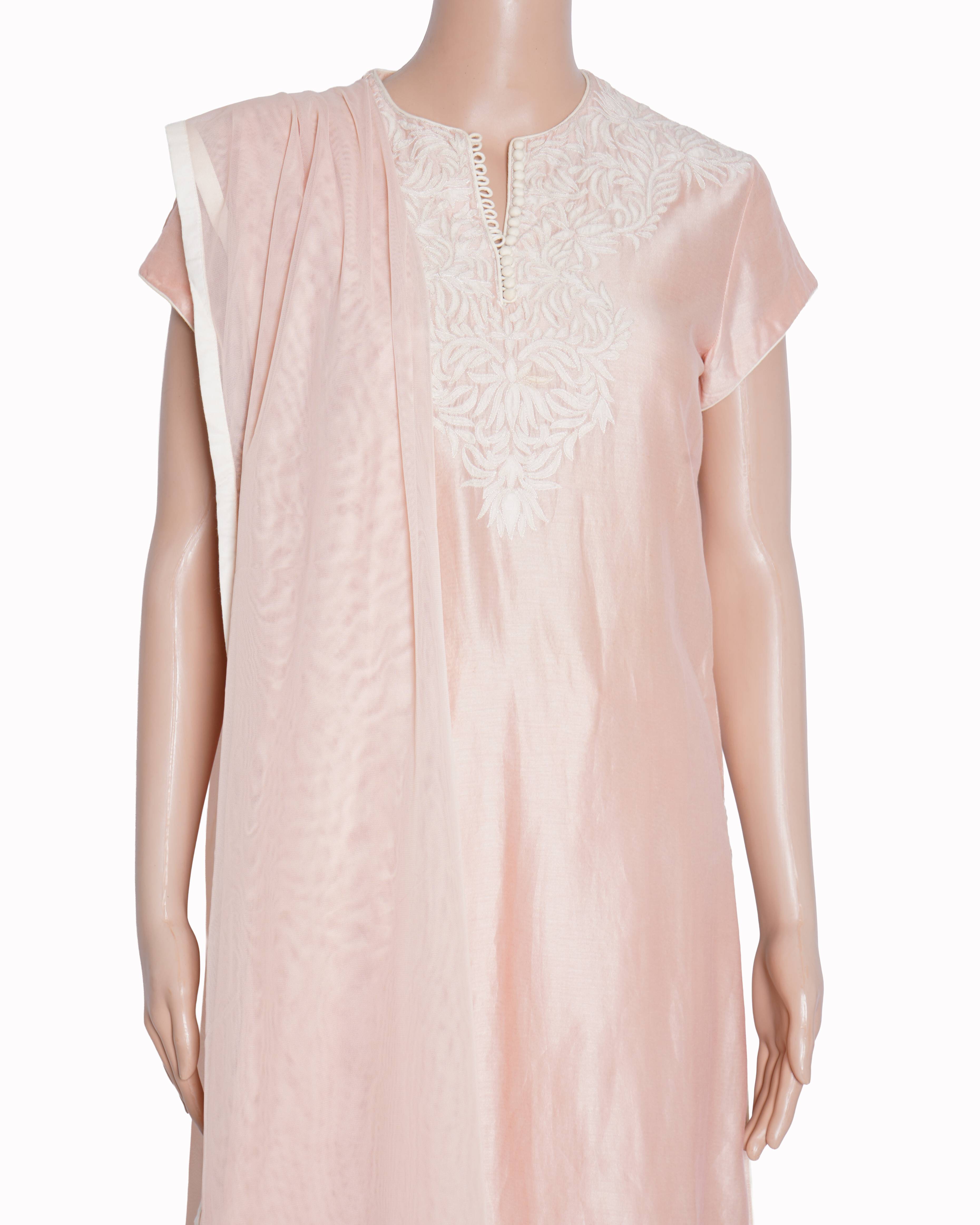 Rohit Bal Light Pink Kurti ( set of 3 )