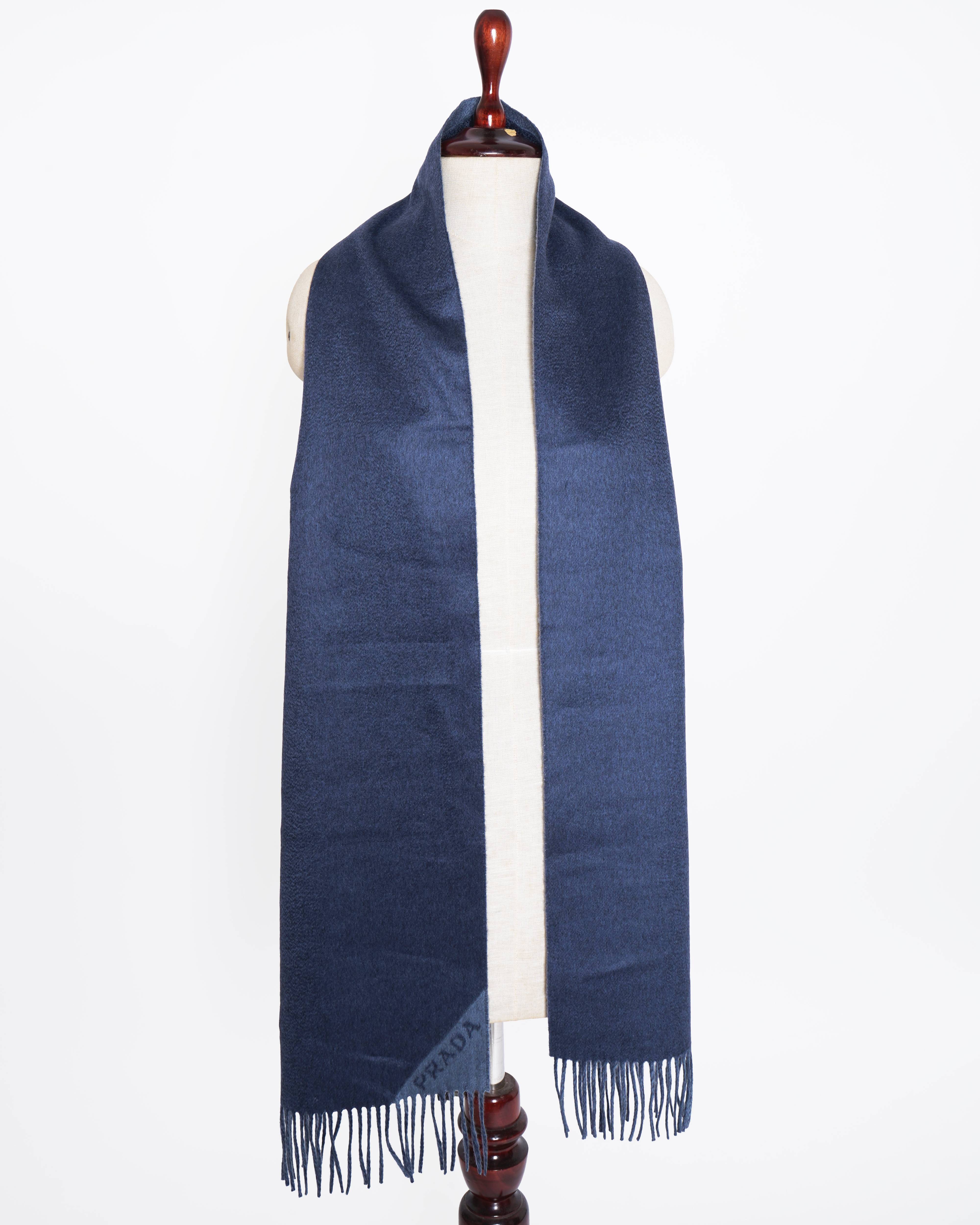 New Prada Double cashmere scarf