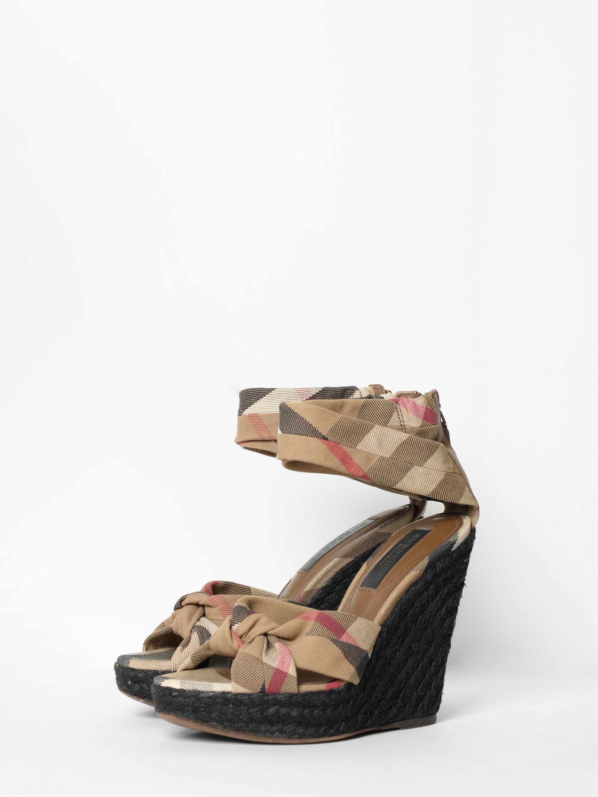 Burberry best sale espadrilles wedges