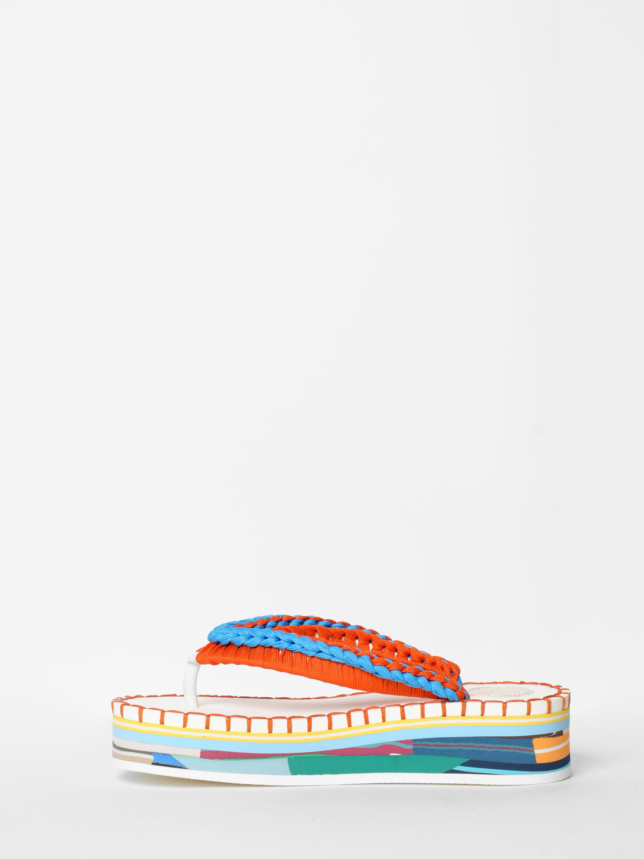 *New* Chloe Lou Recycled Crochet And Rubber Flip Flops