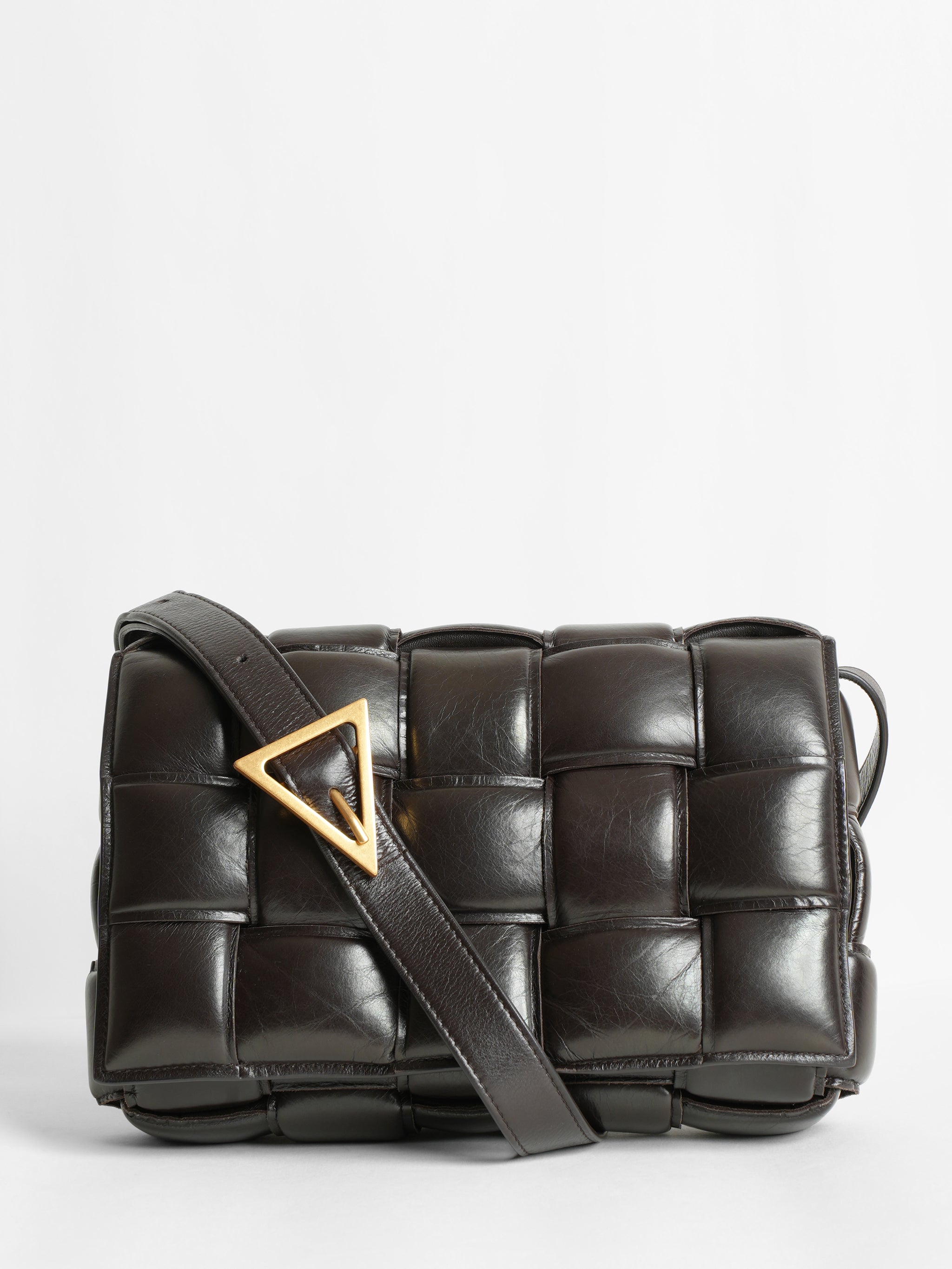 Bottega Veneta Casette Padded Intrecciato Leather Crossbody Bag