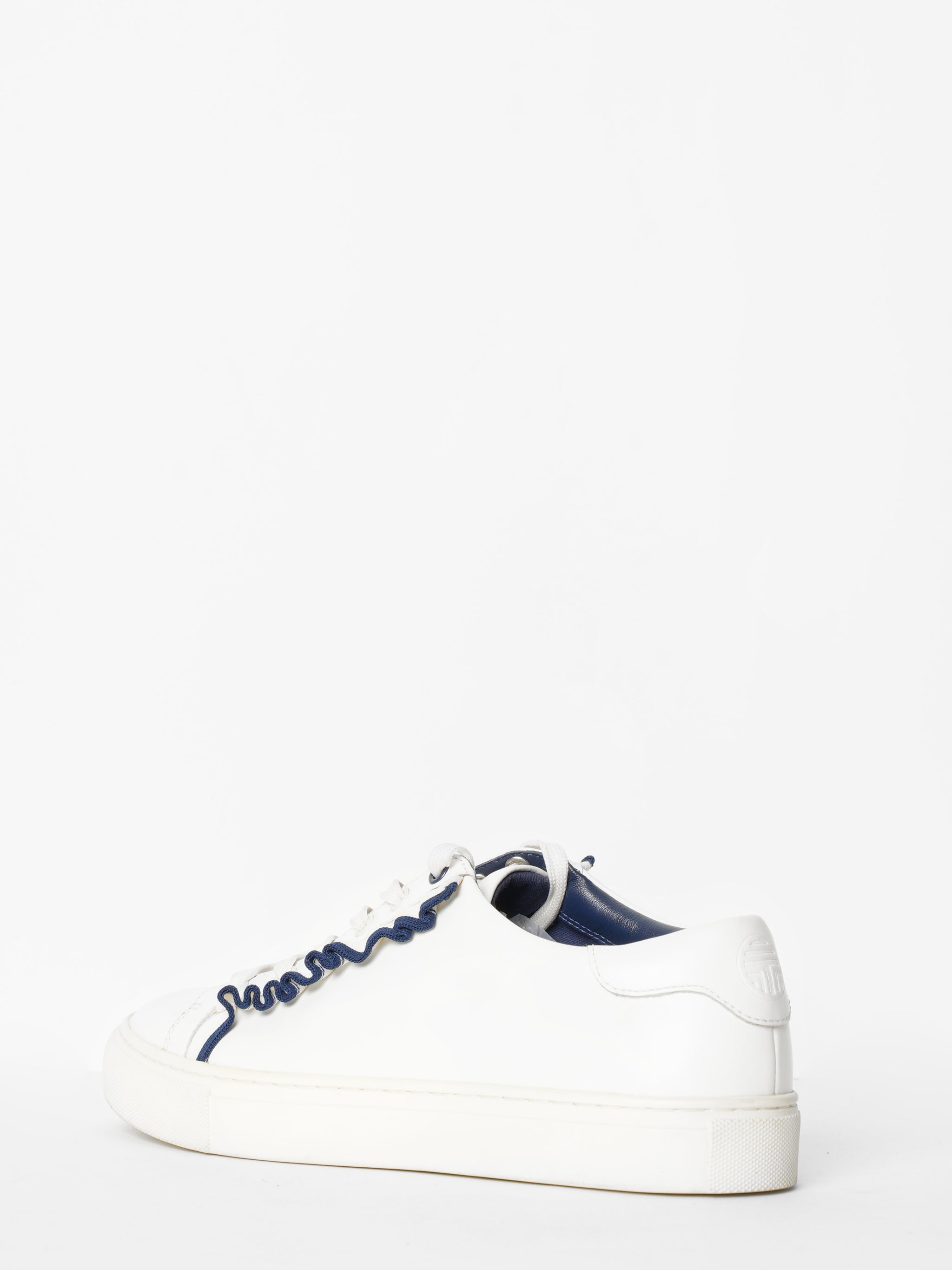 Tory Burch White Ruffle Sneakers