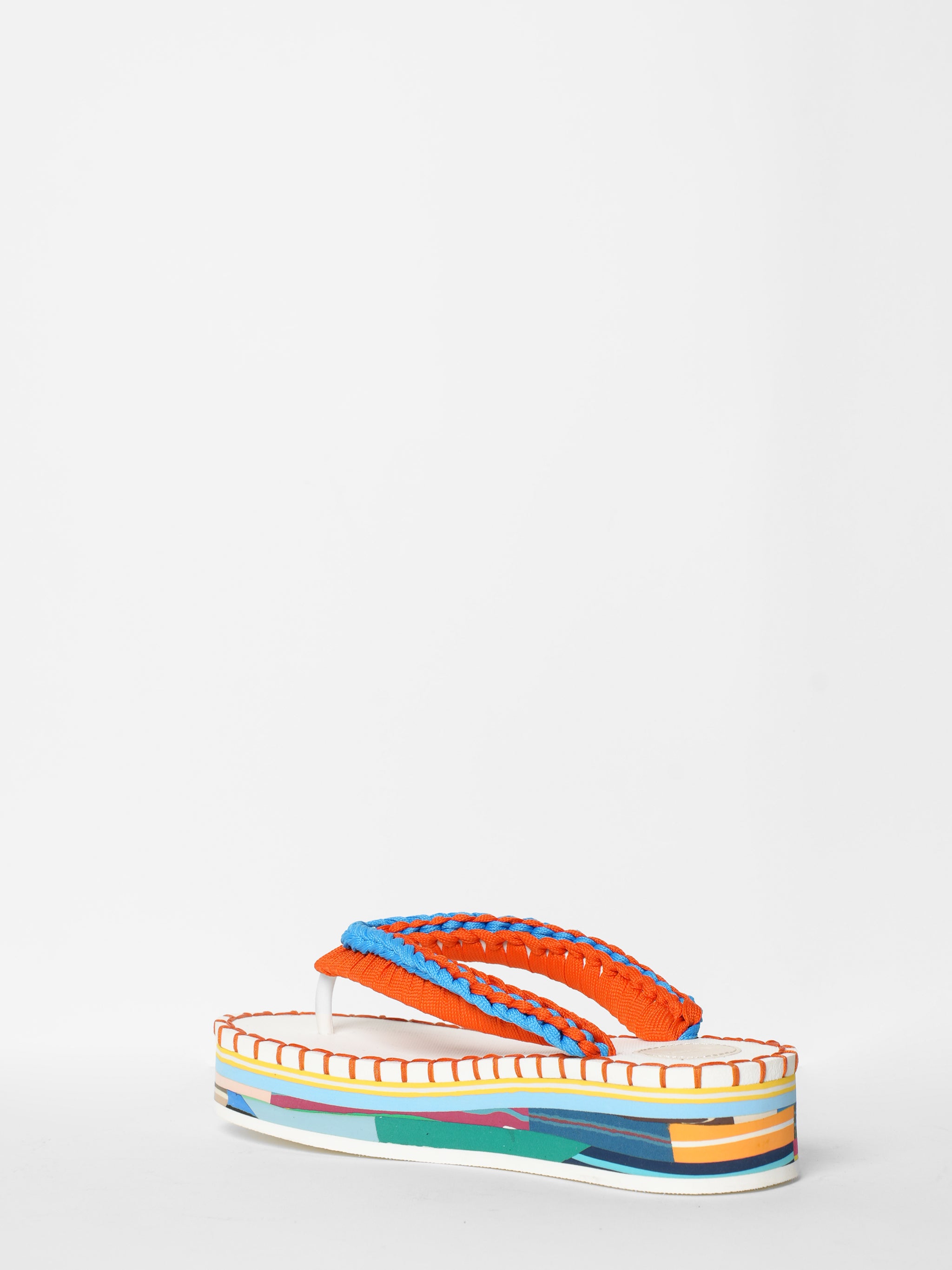 *New* Chloe Lou Recycled Crochet And Rubber Flip Flops