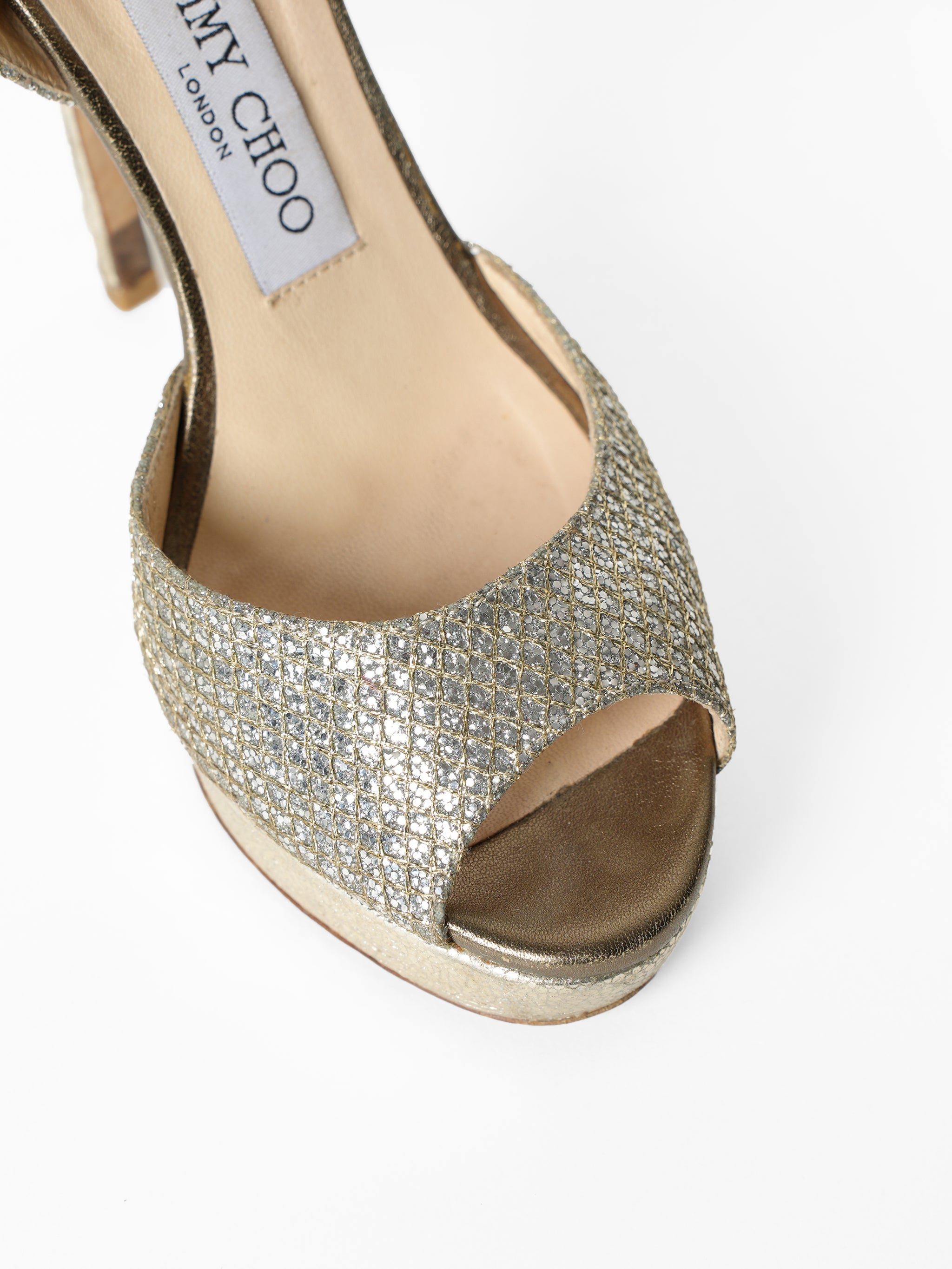 Jimmy Choo Golden Shimmer Shoes