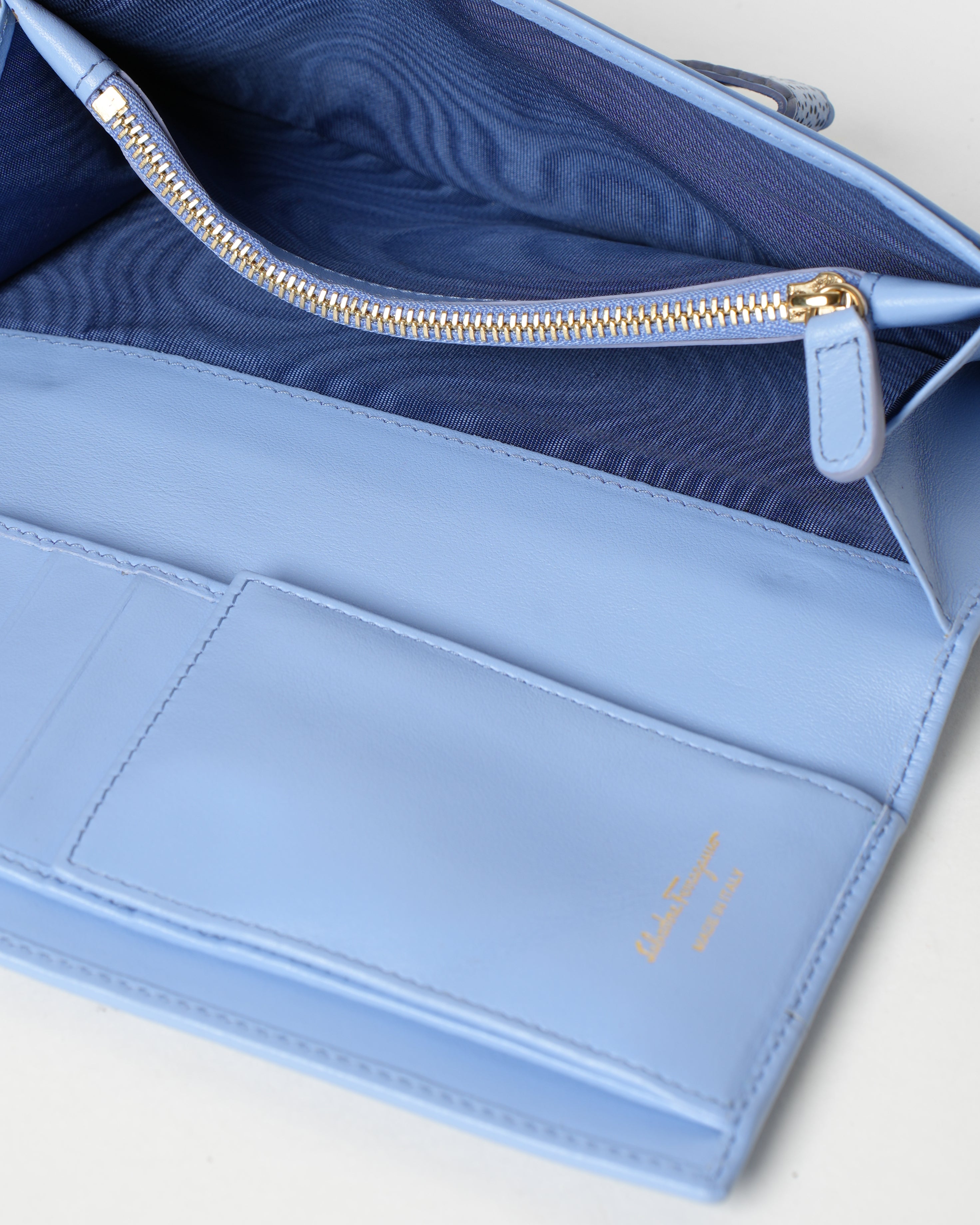 Ferragamo Sky Blue Wallet