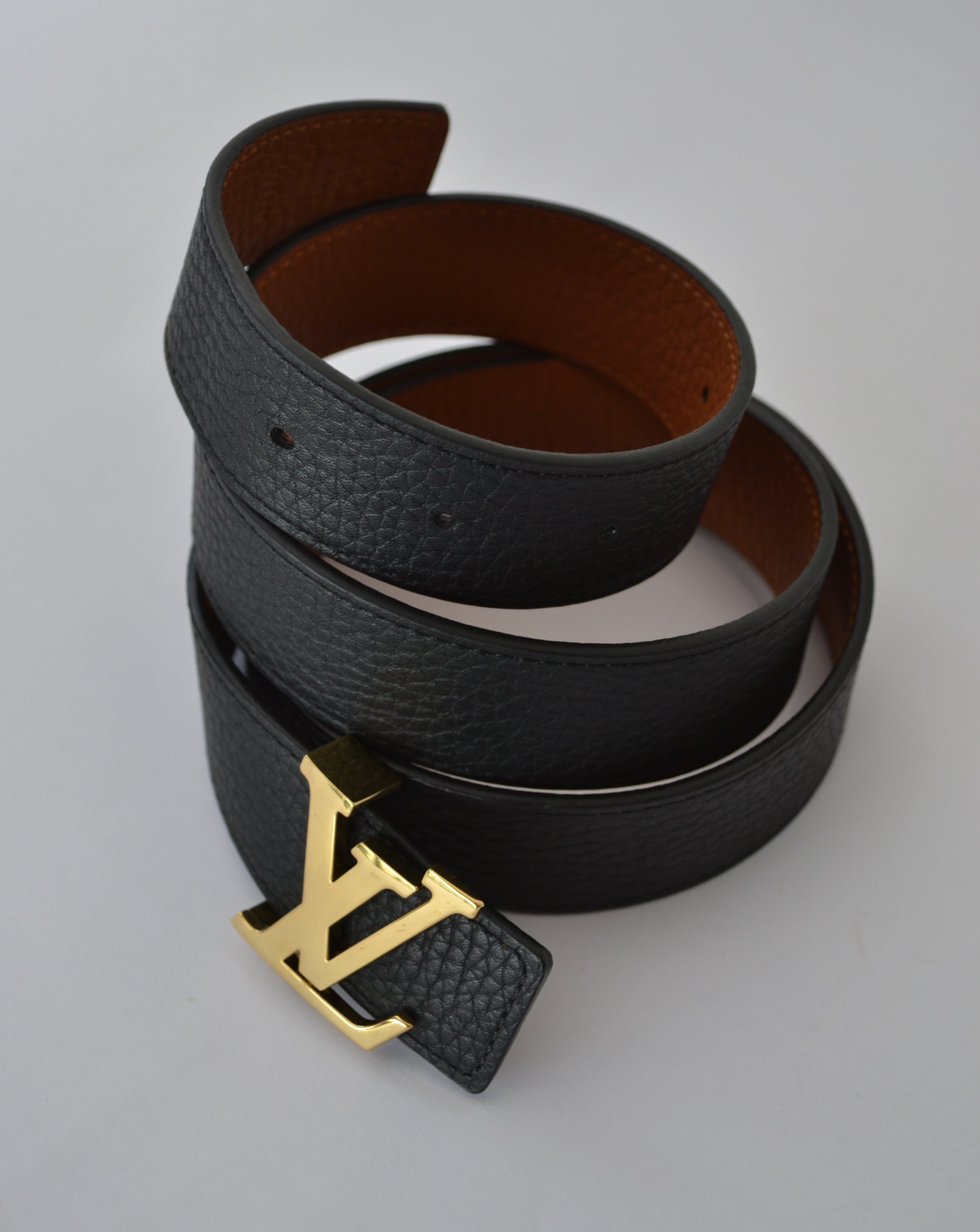 Louis Vuitton Black Reversible Belt