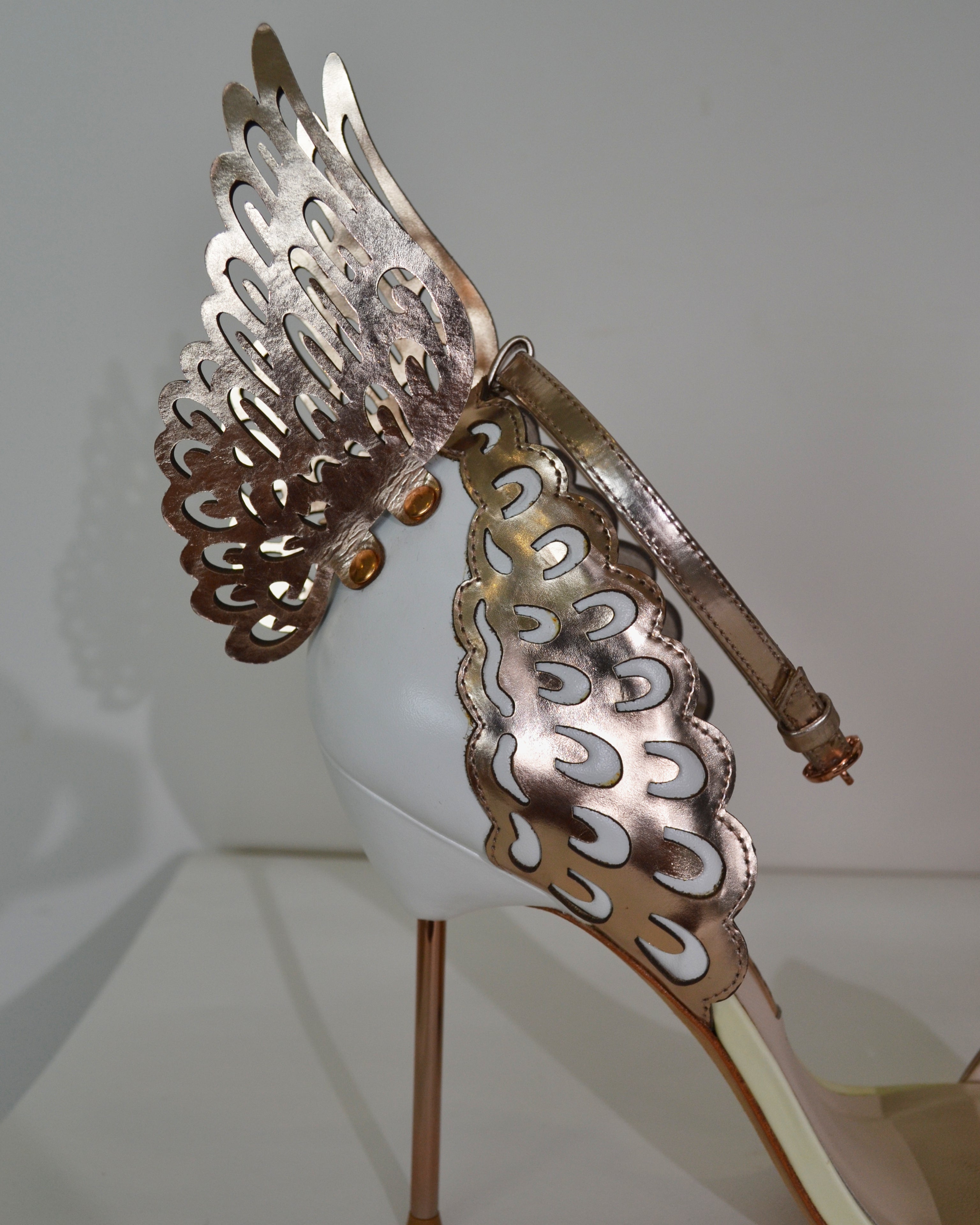 Sophia Webster Buffed Calfskin Heeled Sandals