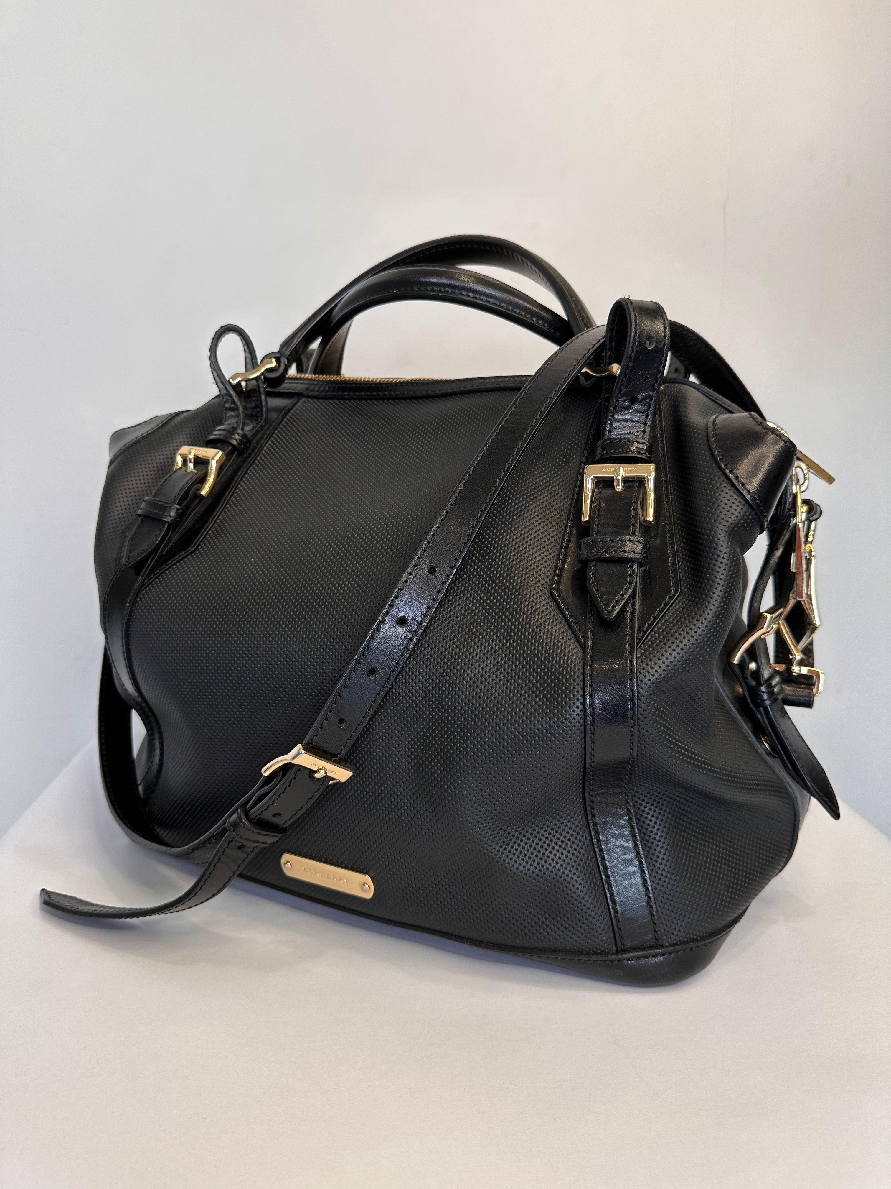 Burberry Smoke Check Handle Bag
