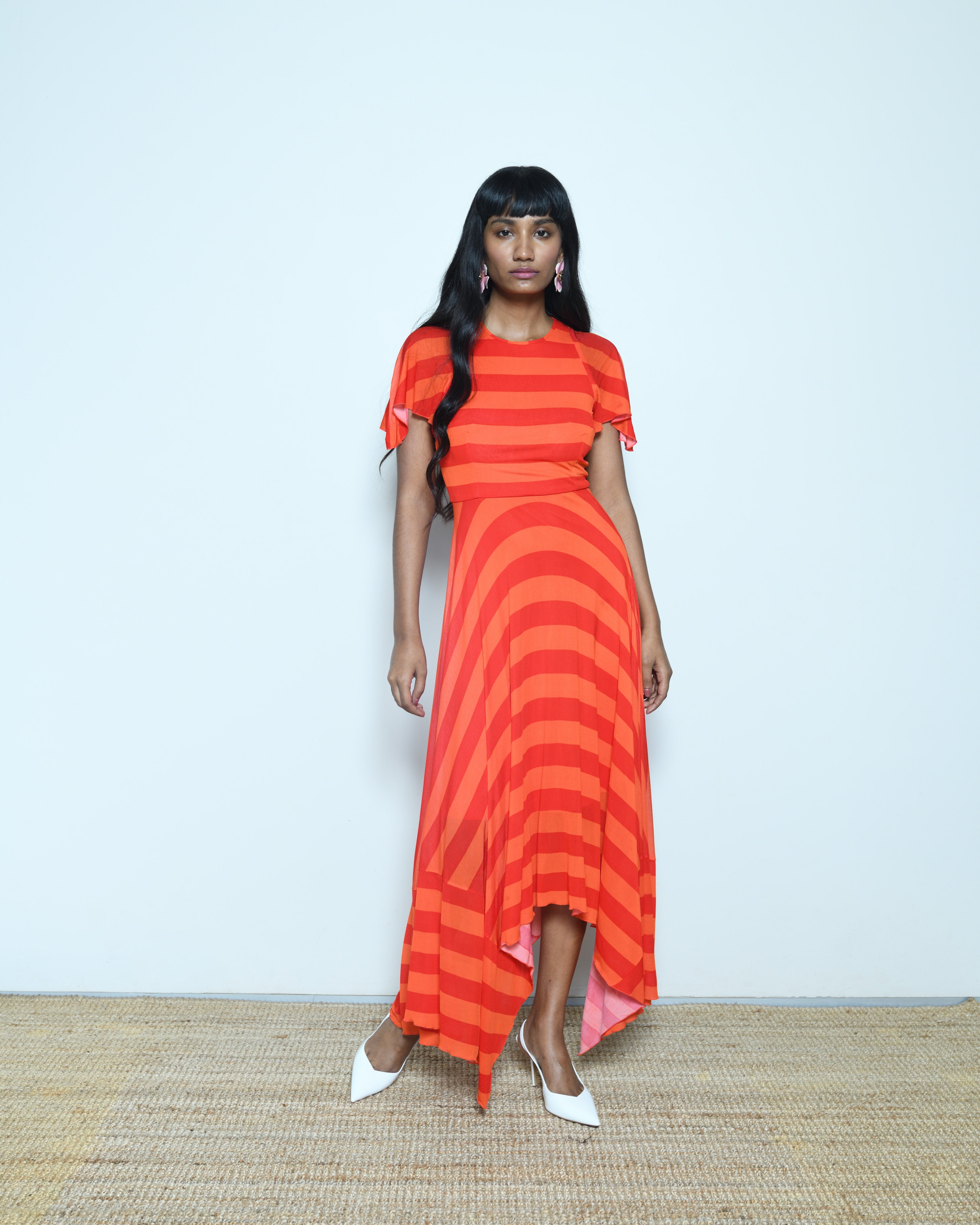Karen Millen Long Stripe Dress