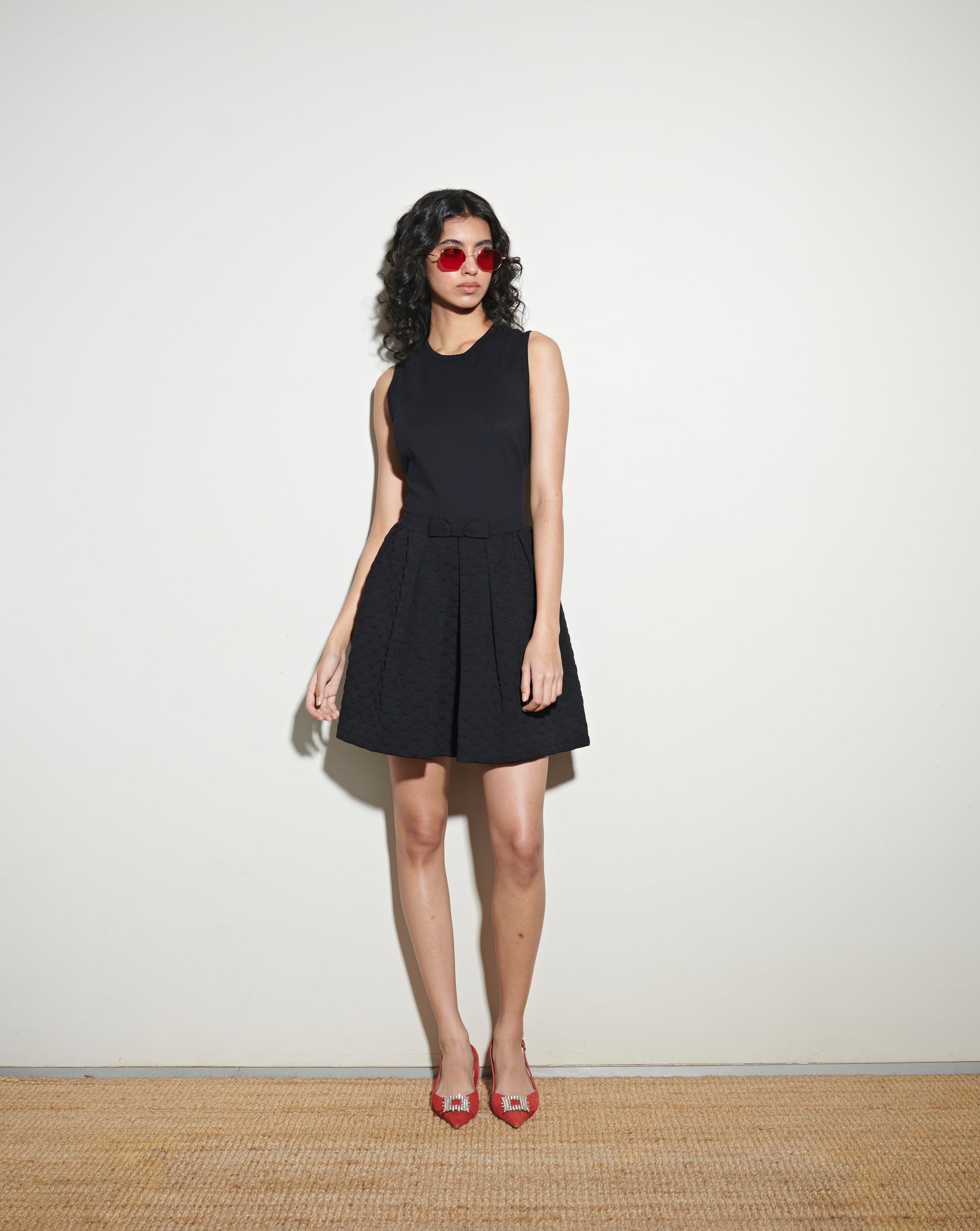 Red Valentino Black Dress With Bow