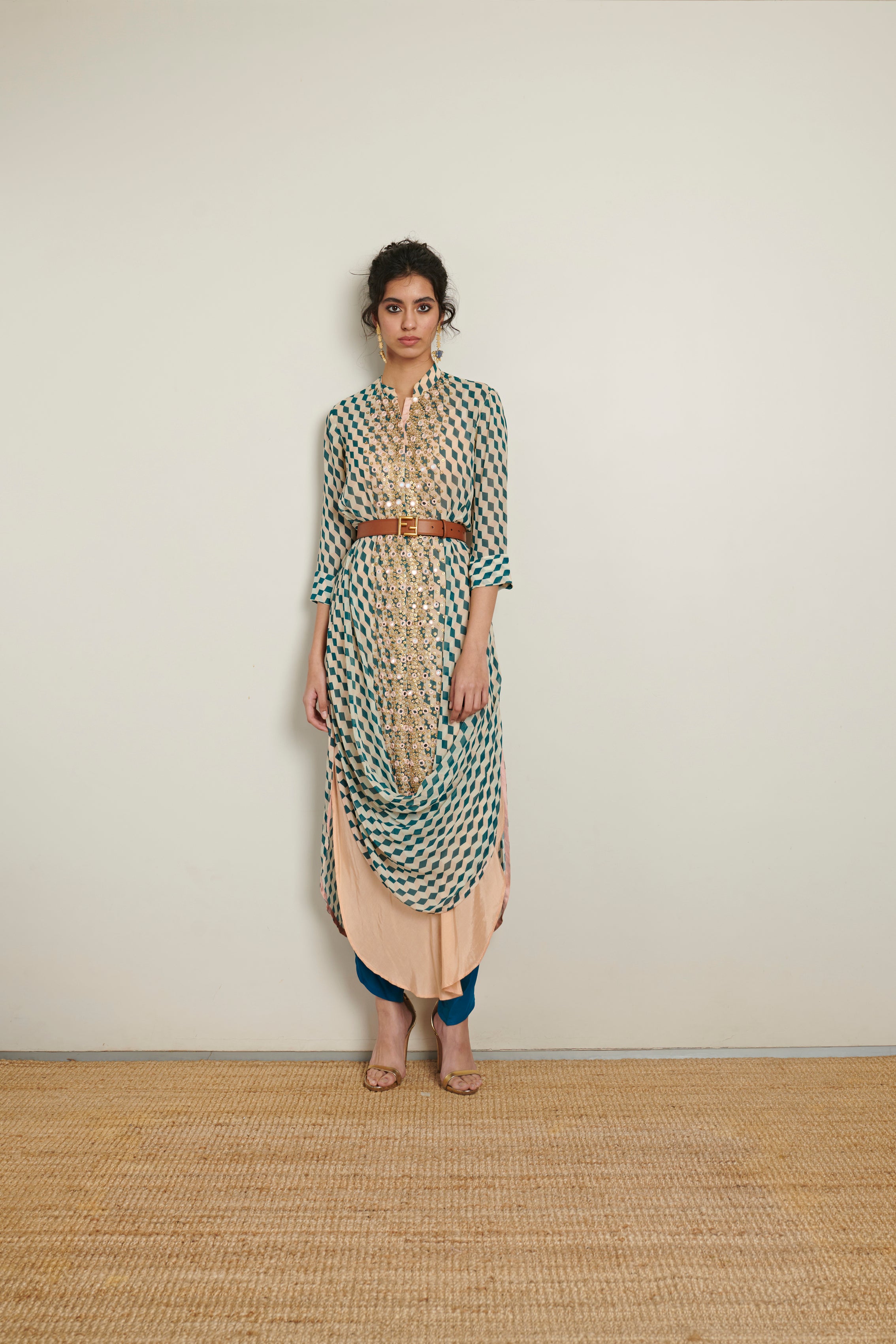 Mad Sam Tin Zin Embroidered kurta