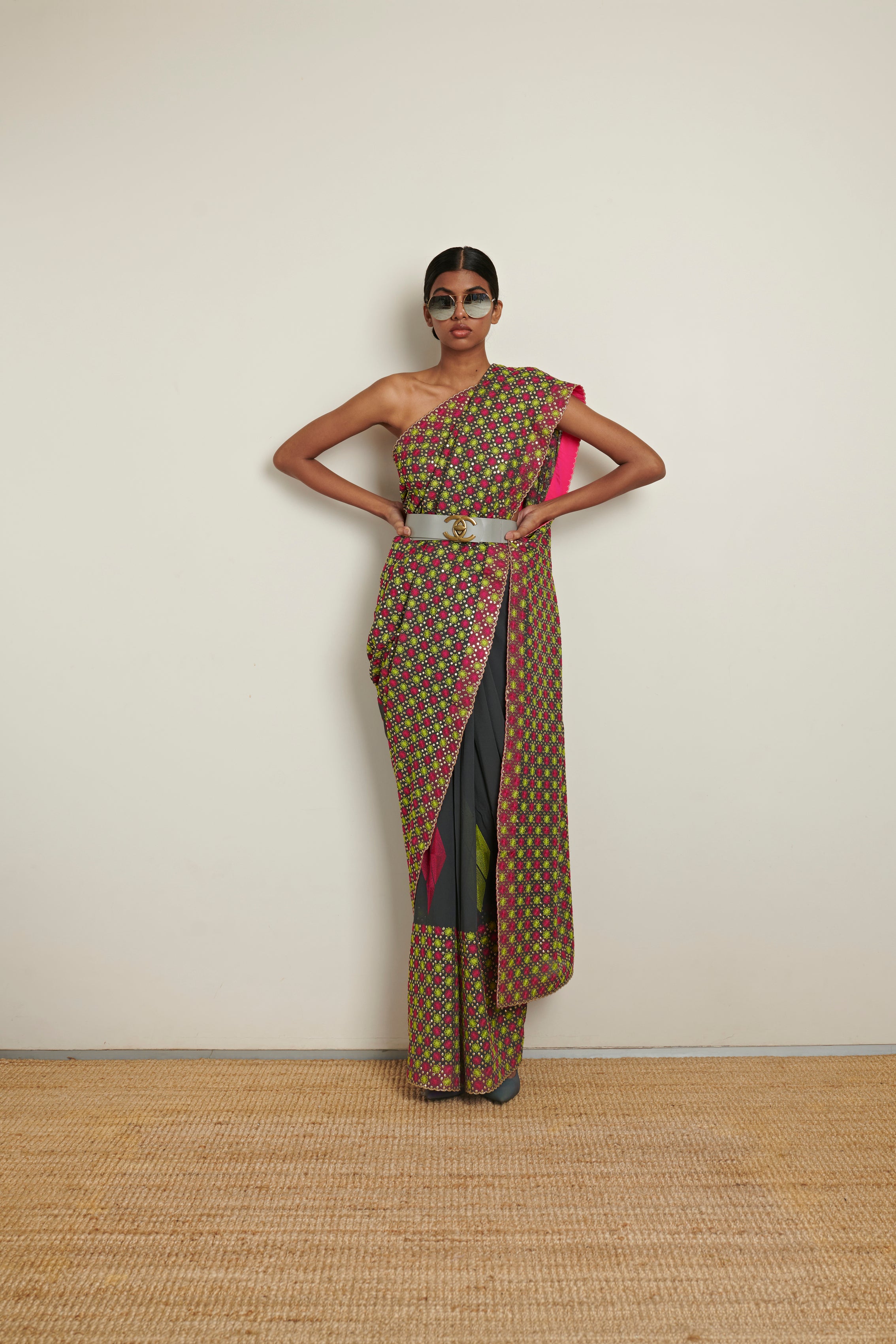 Anushka Khanna Saree With Heavy Work Pallu