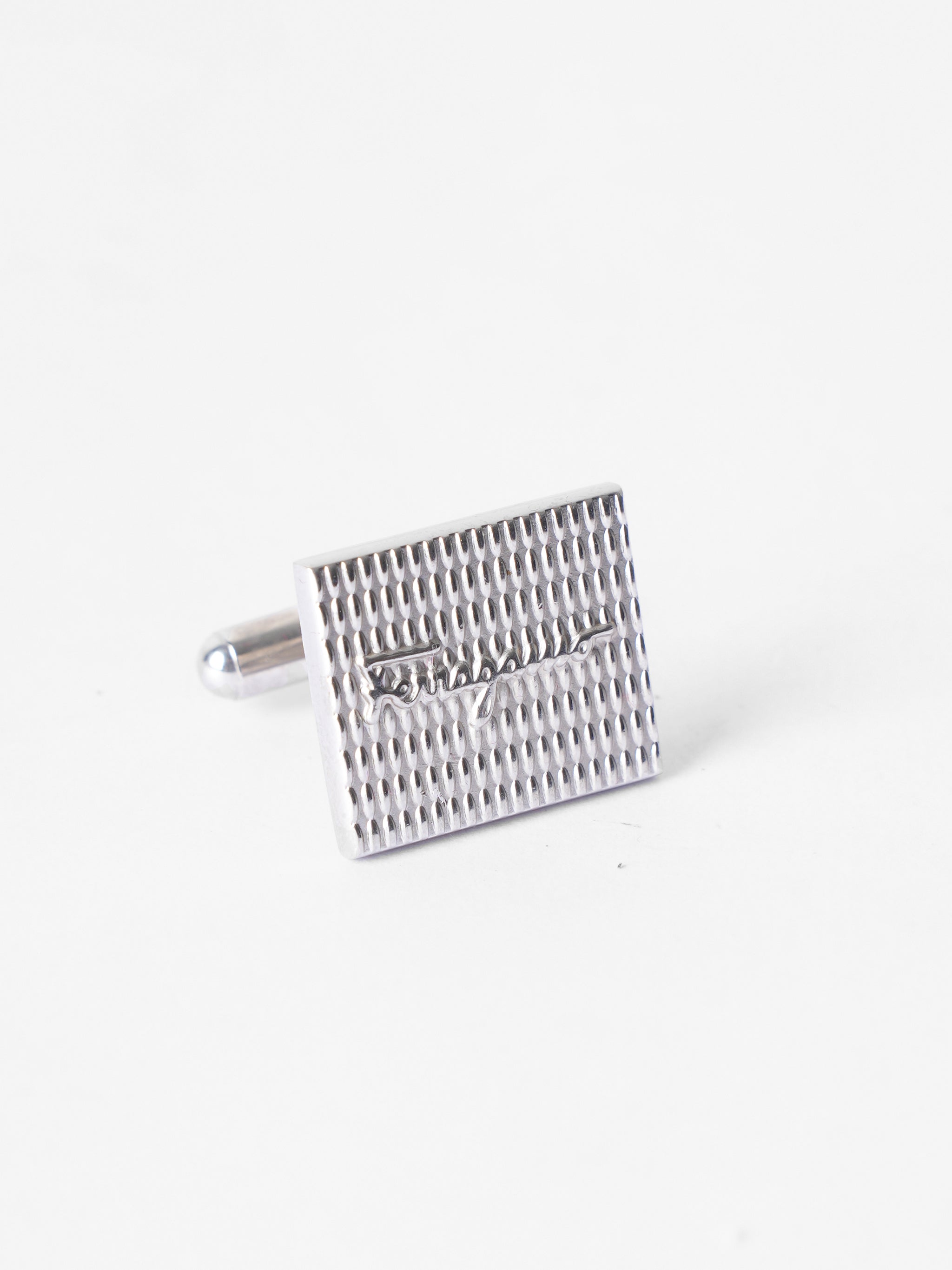 Salvatore Ferragamo Silver Square Cufflinks